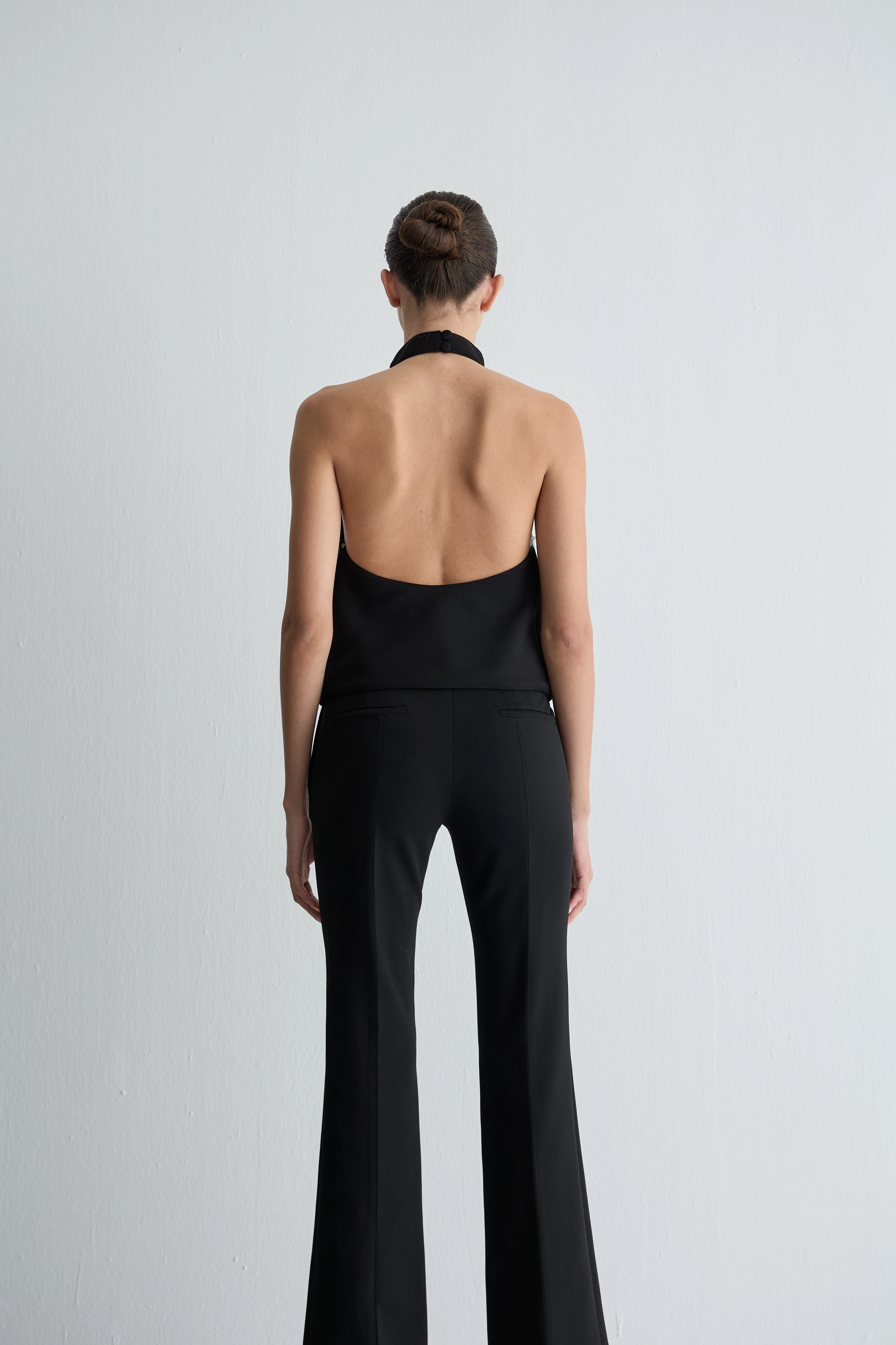 Siyah Flare Pantolon