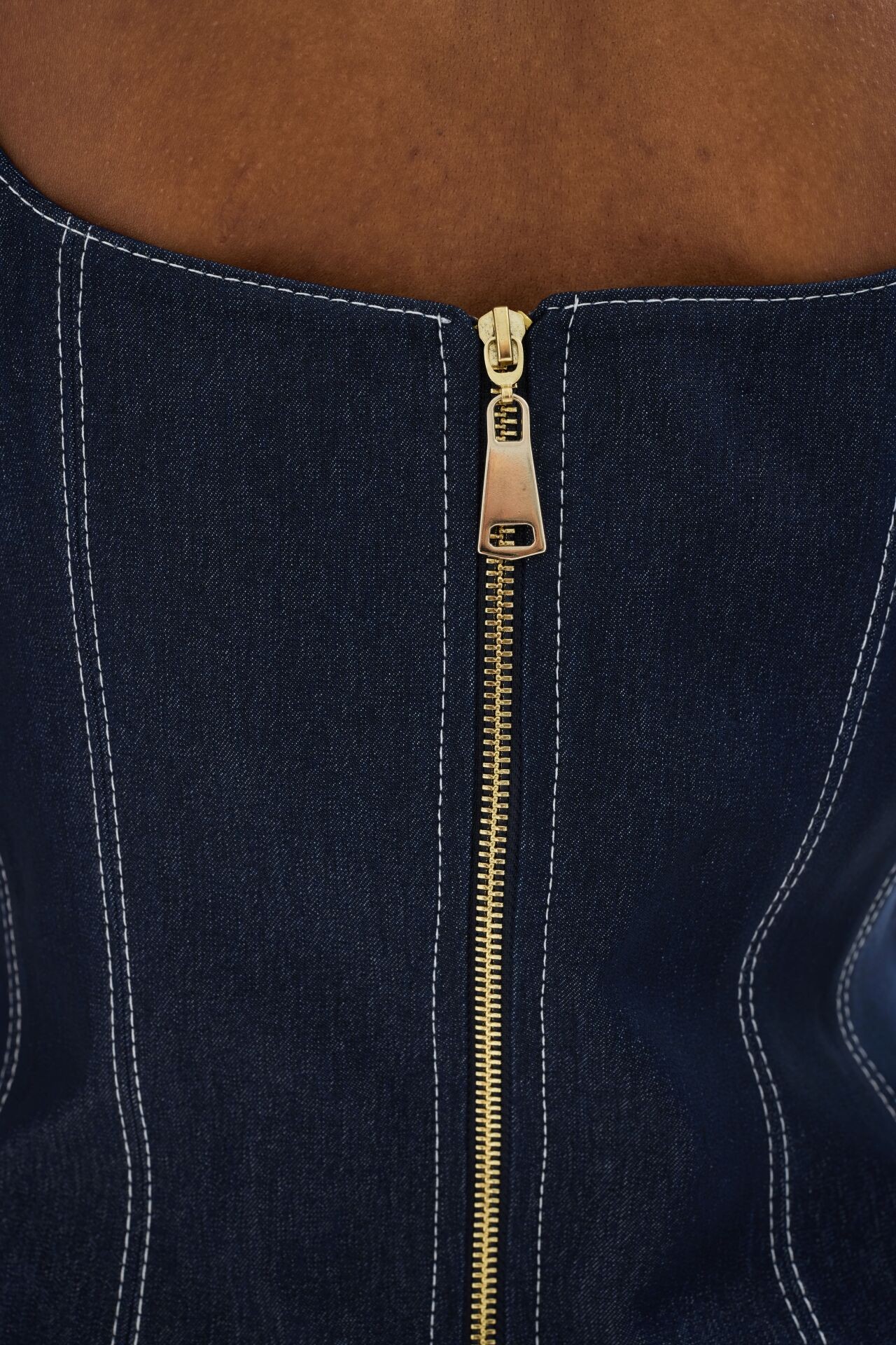 Denim Korse Büstiyer