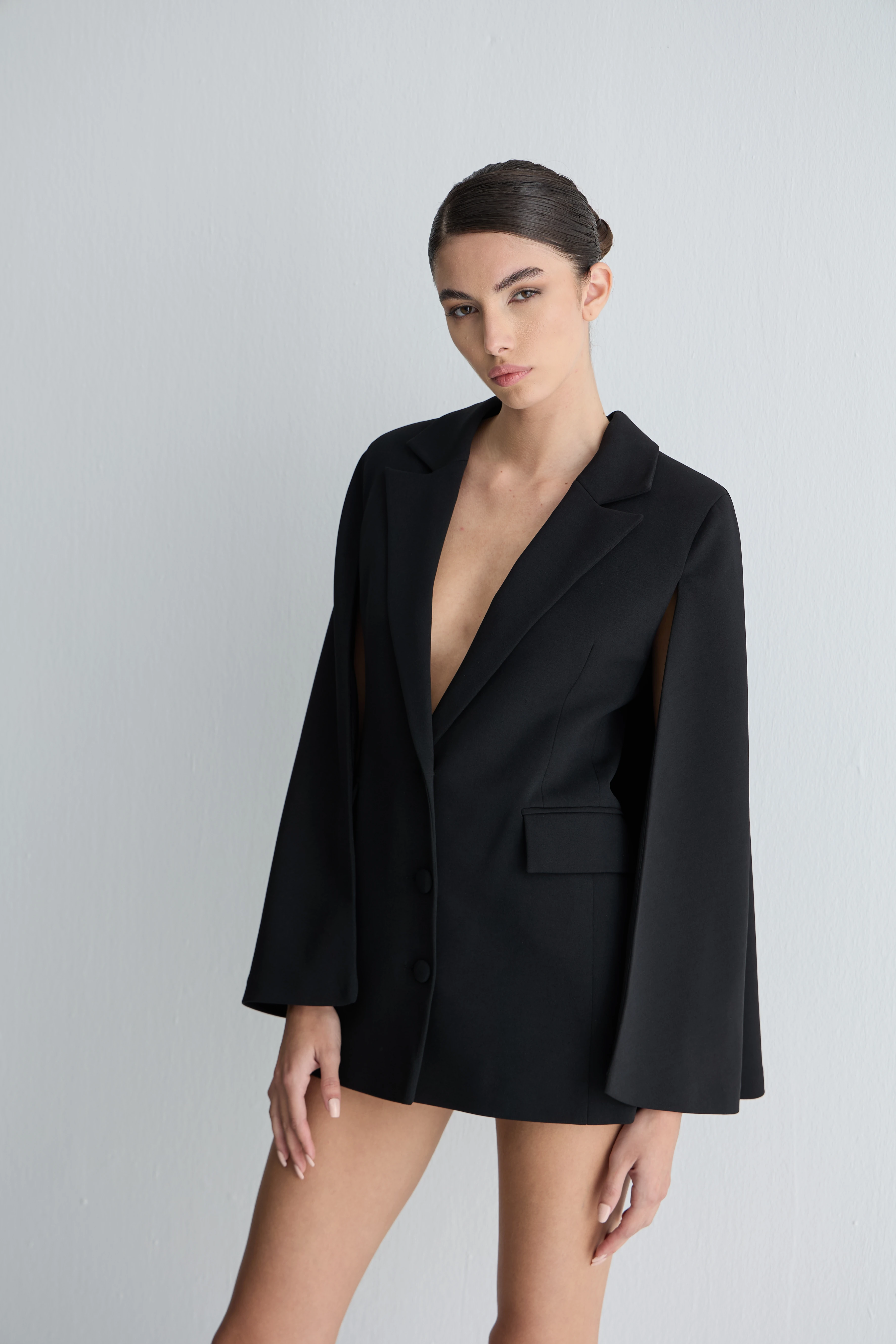 Pelerin Ceket Elbise