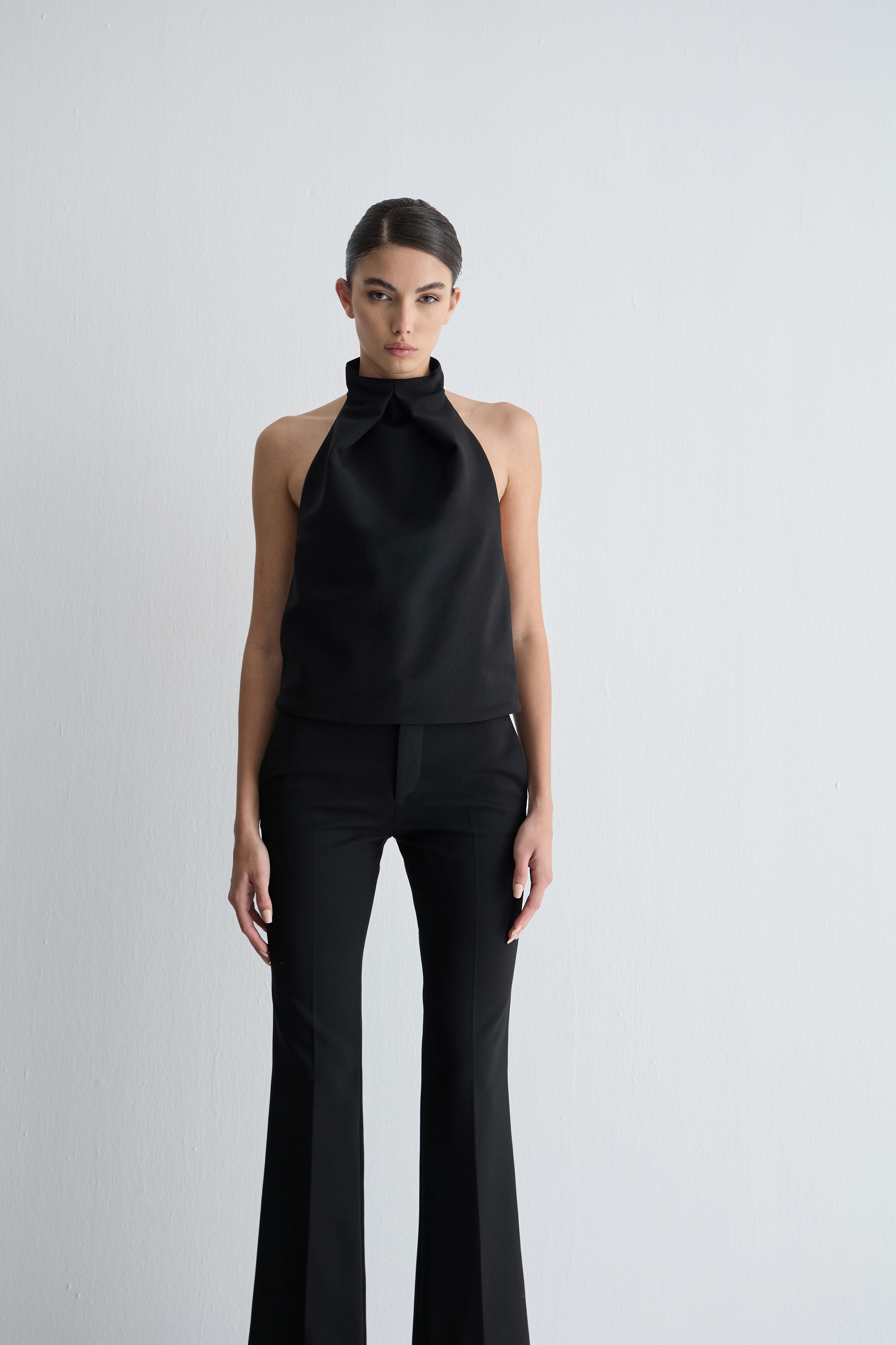 Siyah Flare Pantolon