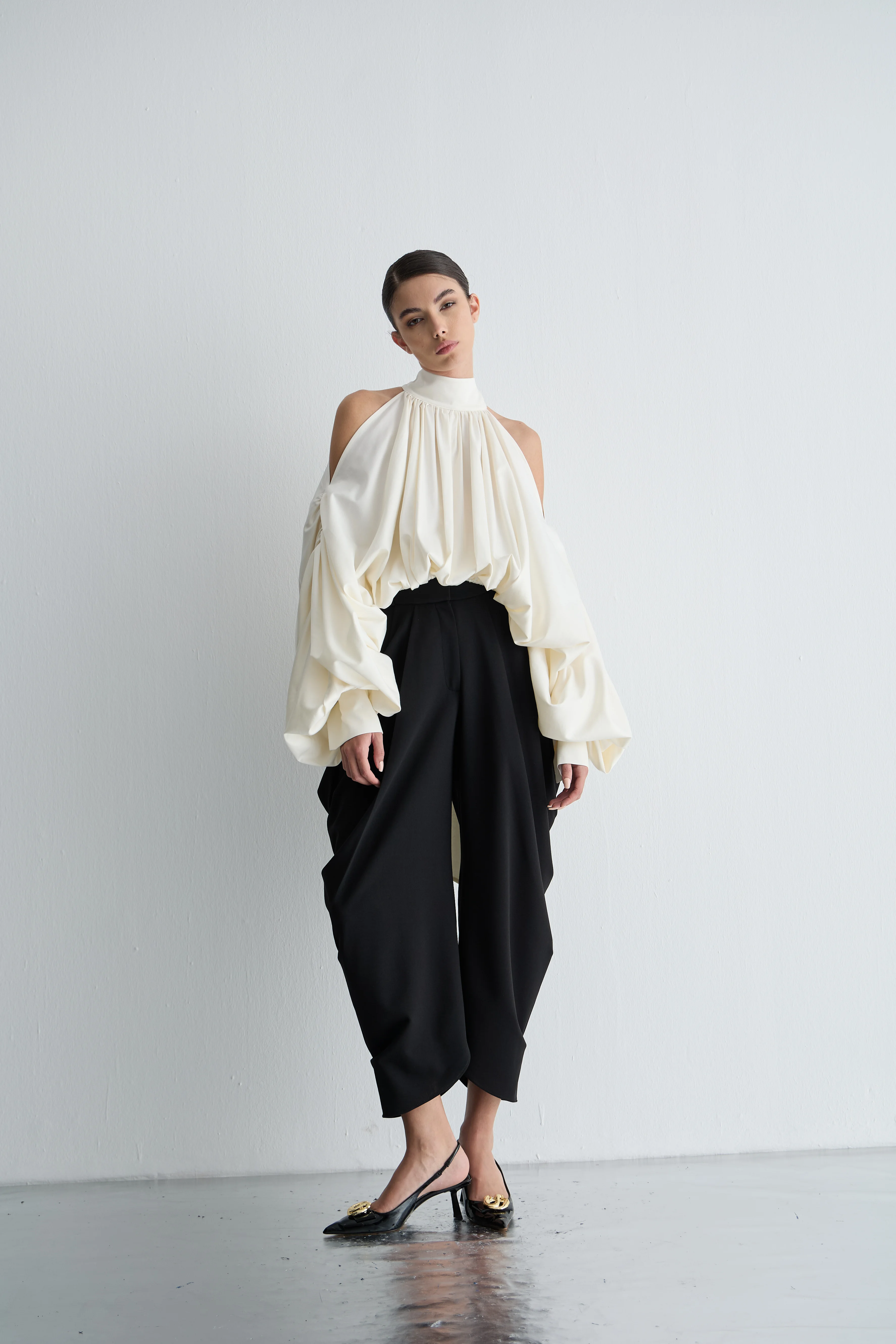 Siyah Şalvar Pantolon