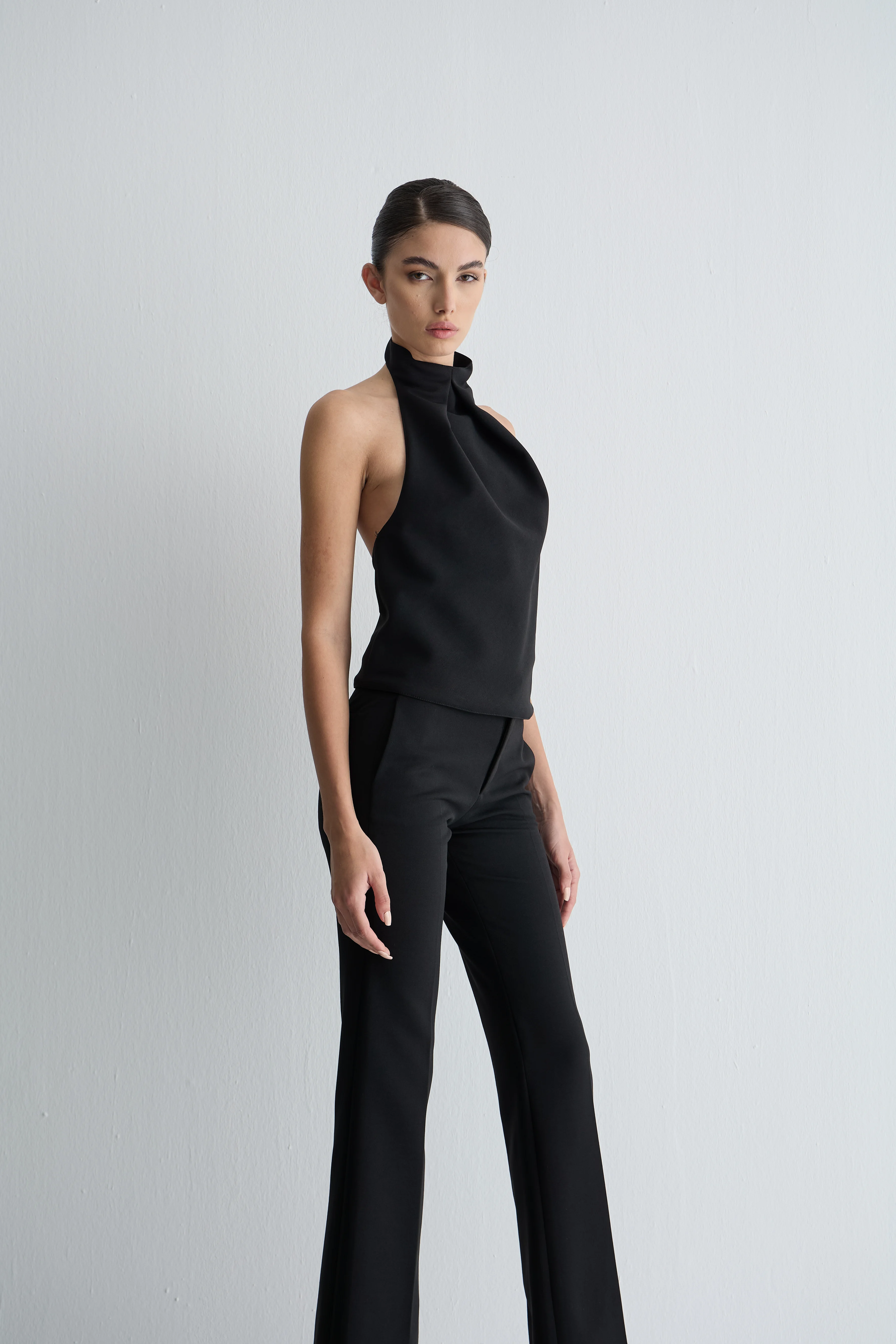 Siyah Flare Pantolon