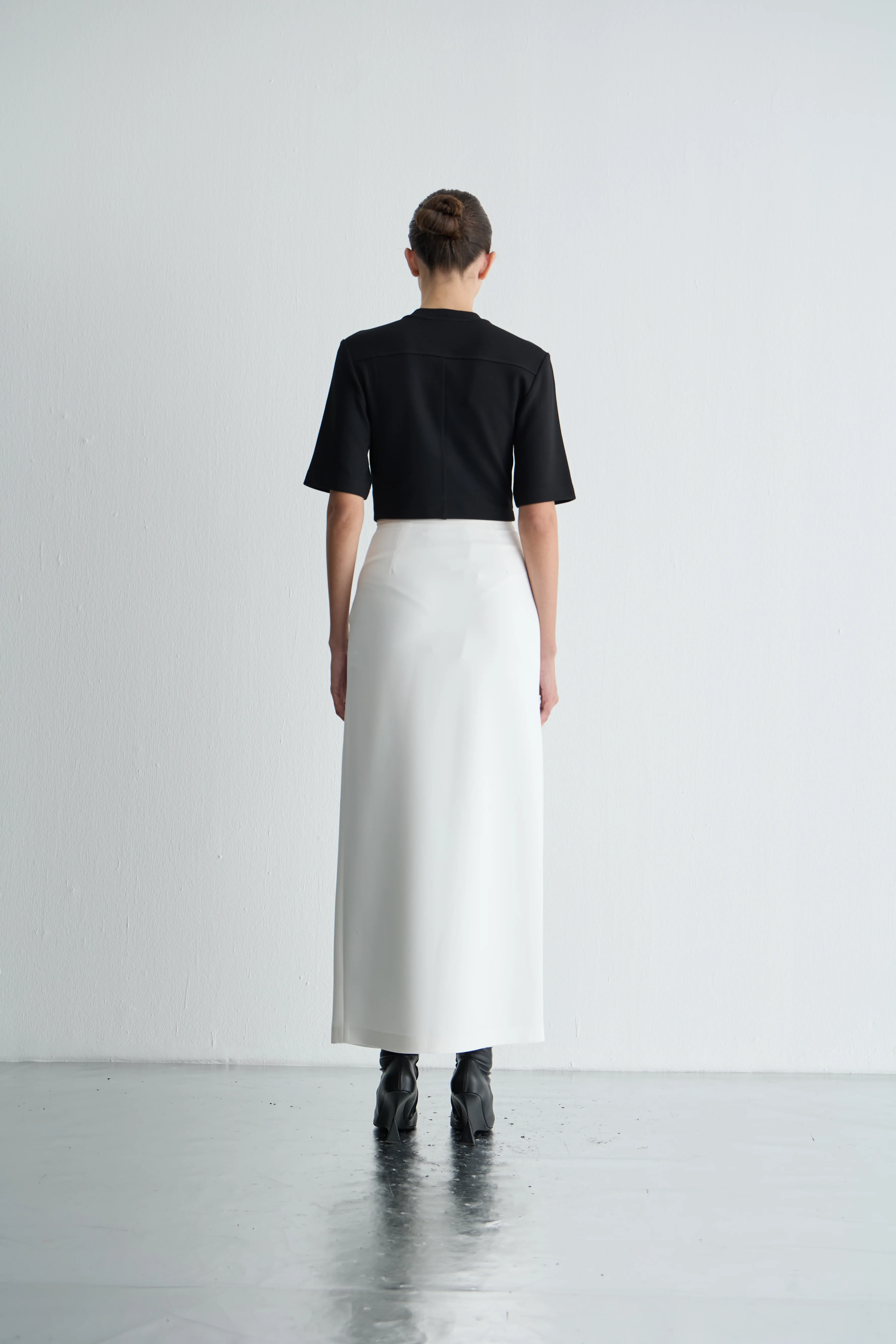 Düğmeli Crop  Tshirt