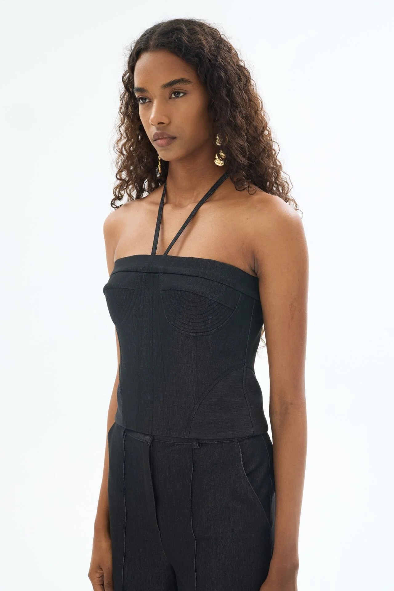 Denim Boru Paça Pantolon