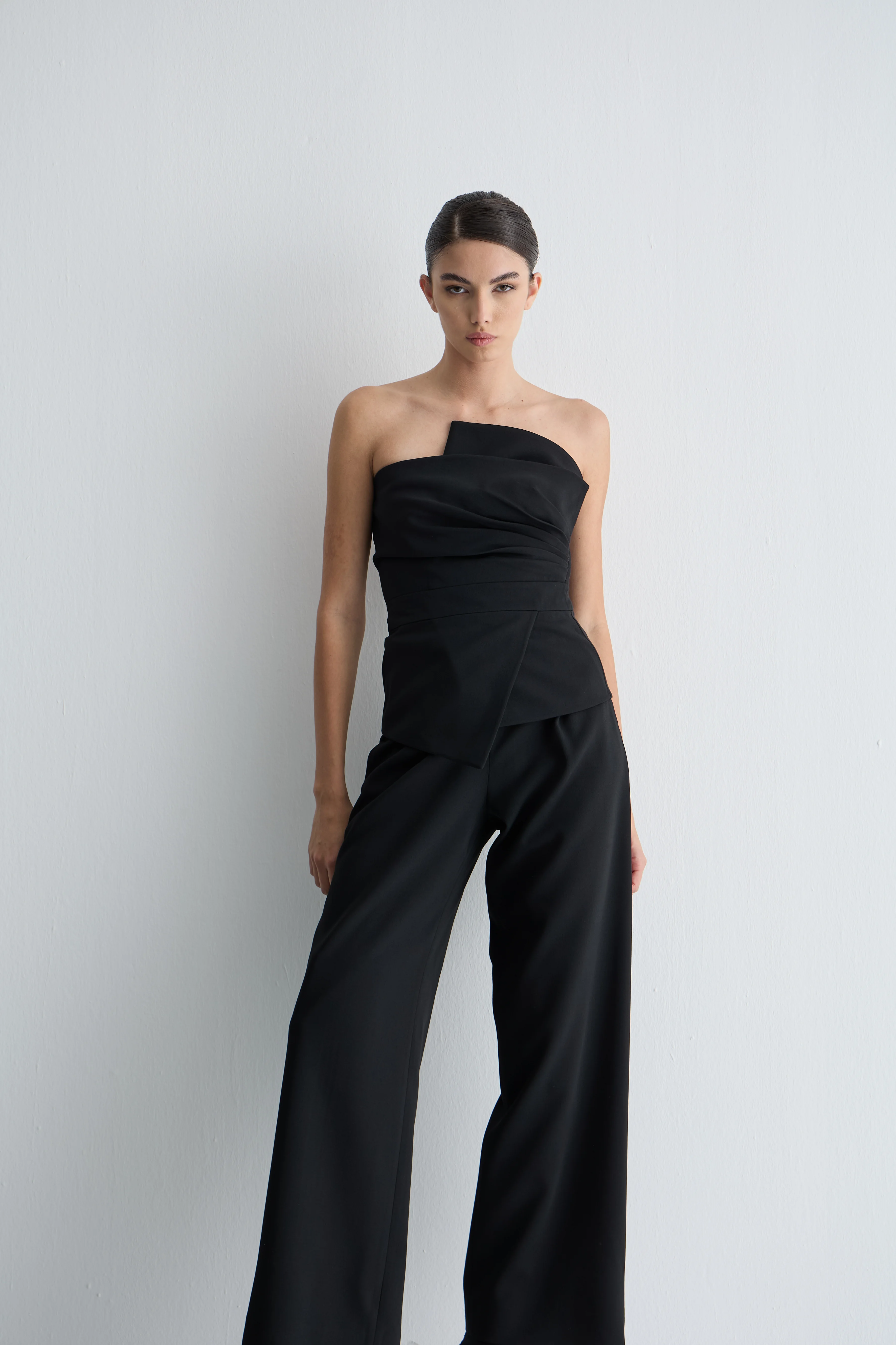 Straplez Siyah Büstiyer