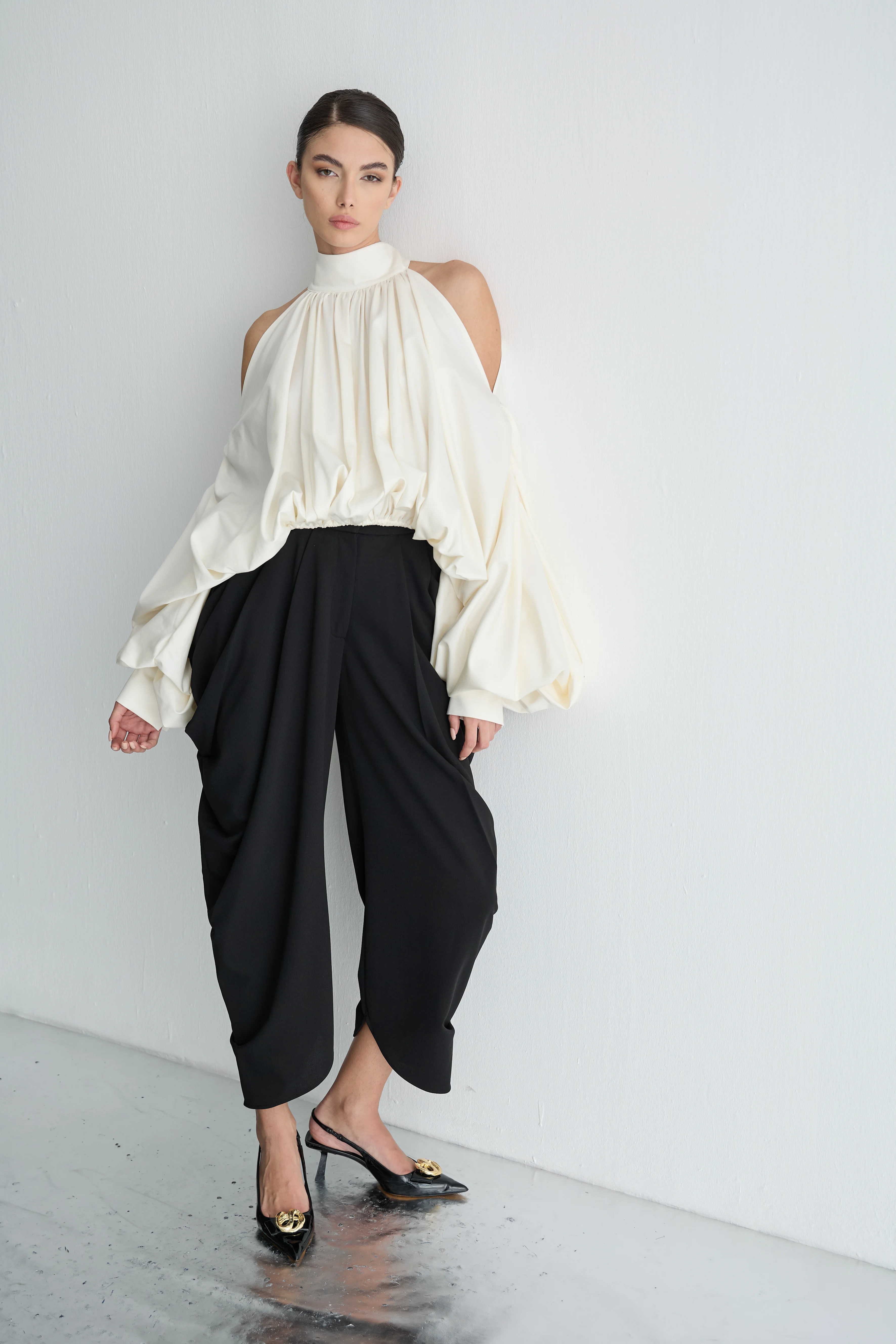 Siyah Şalvar Pantolon