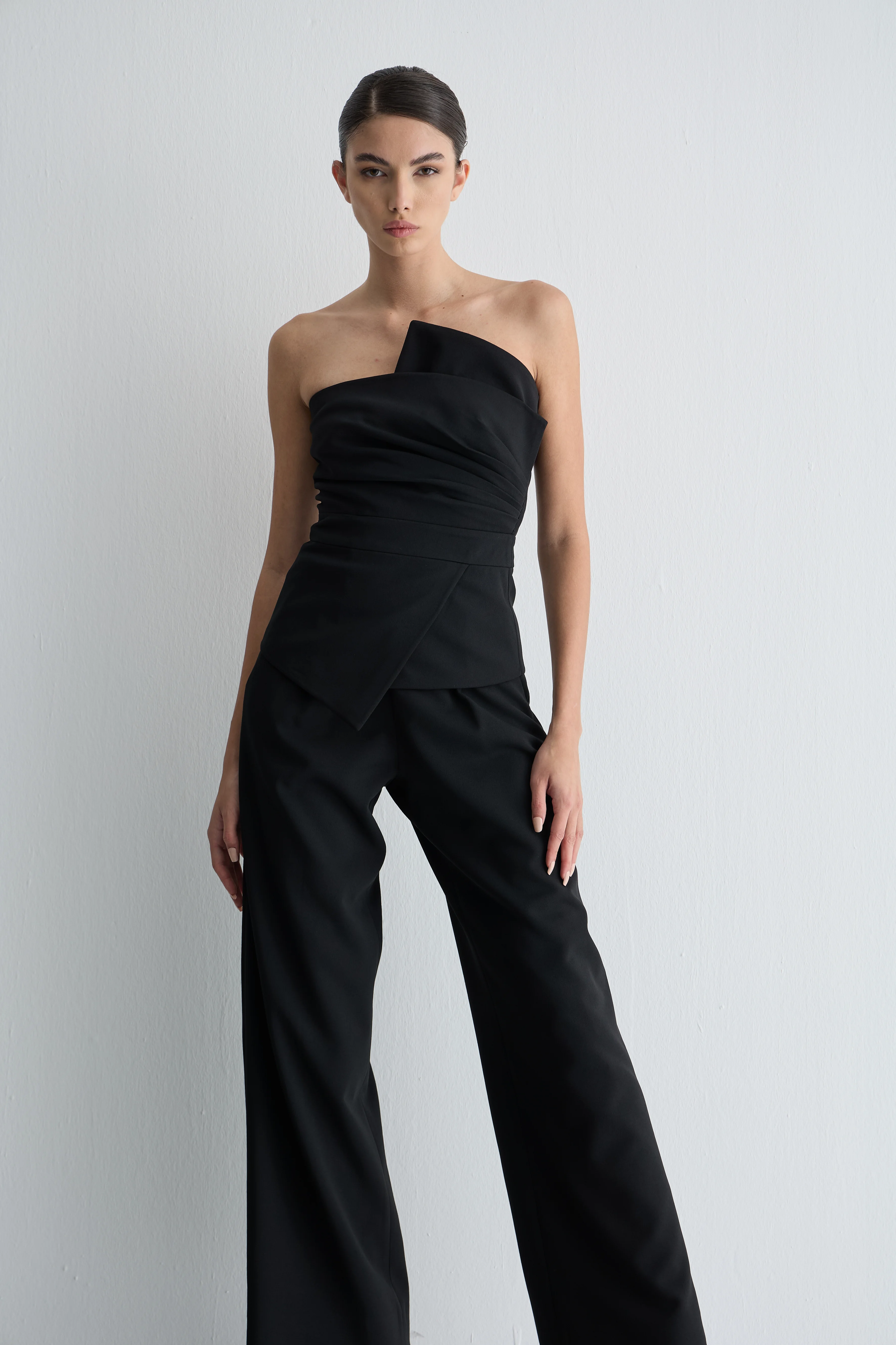 Straplez Siyah Büstiyer