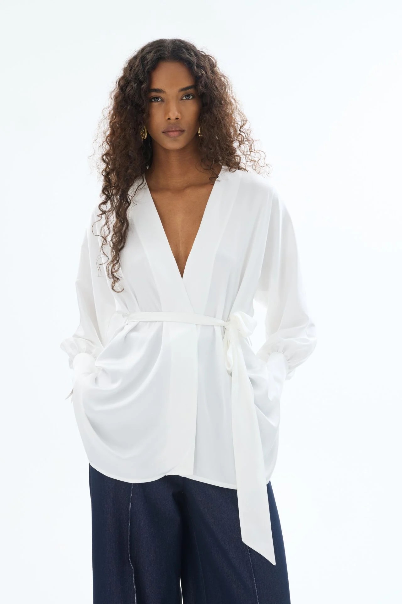Kimono İpek Gömlek