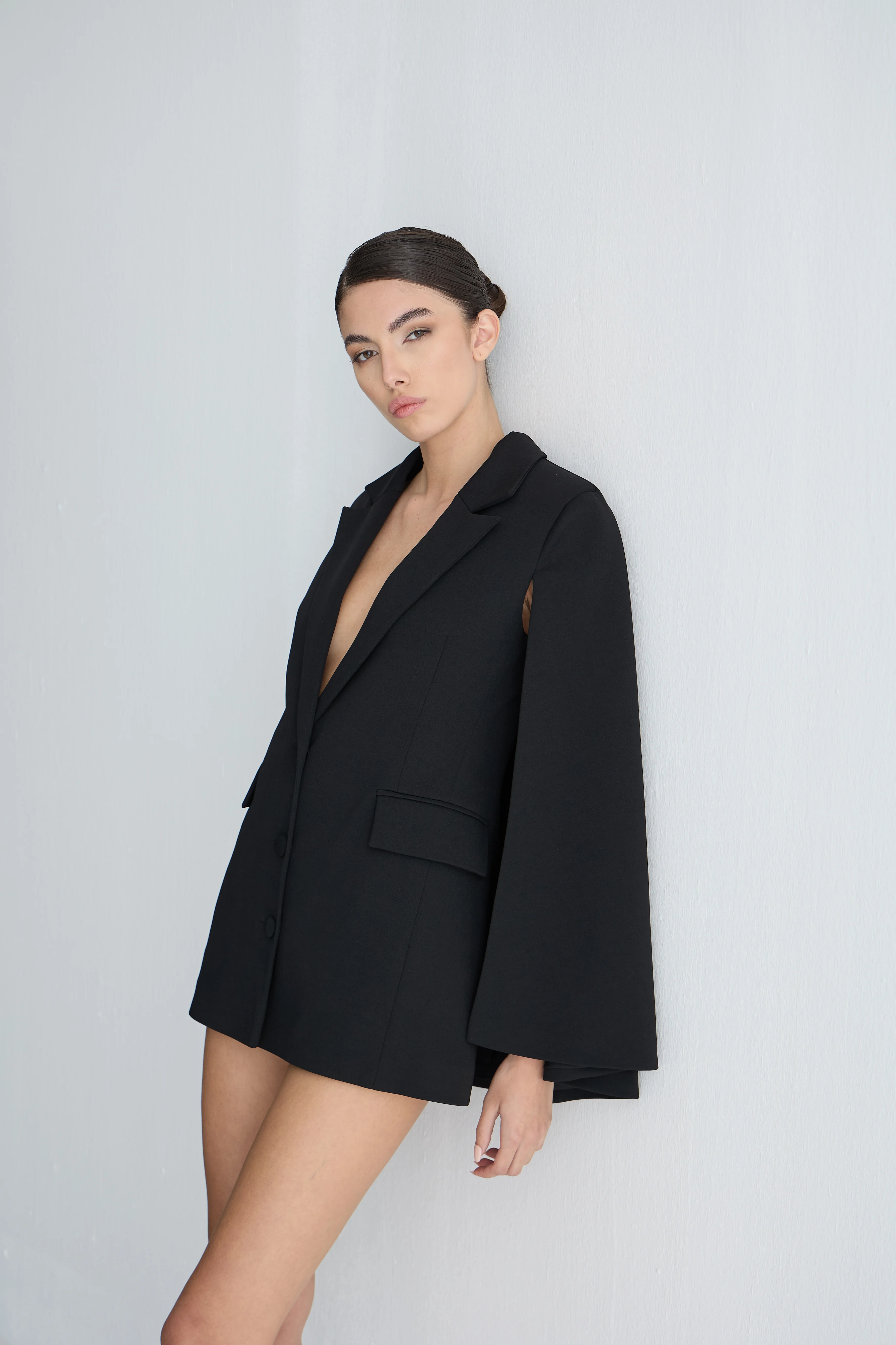 Pelerin Ceket Elbise