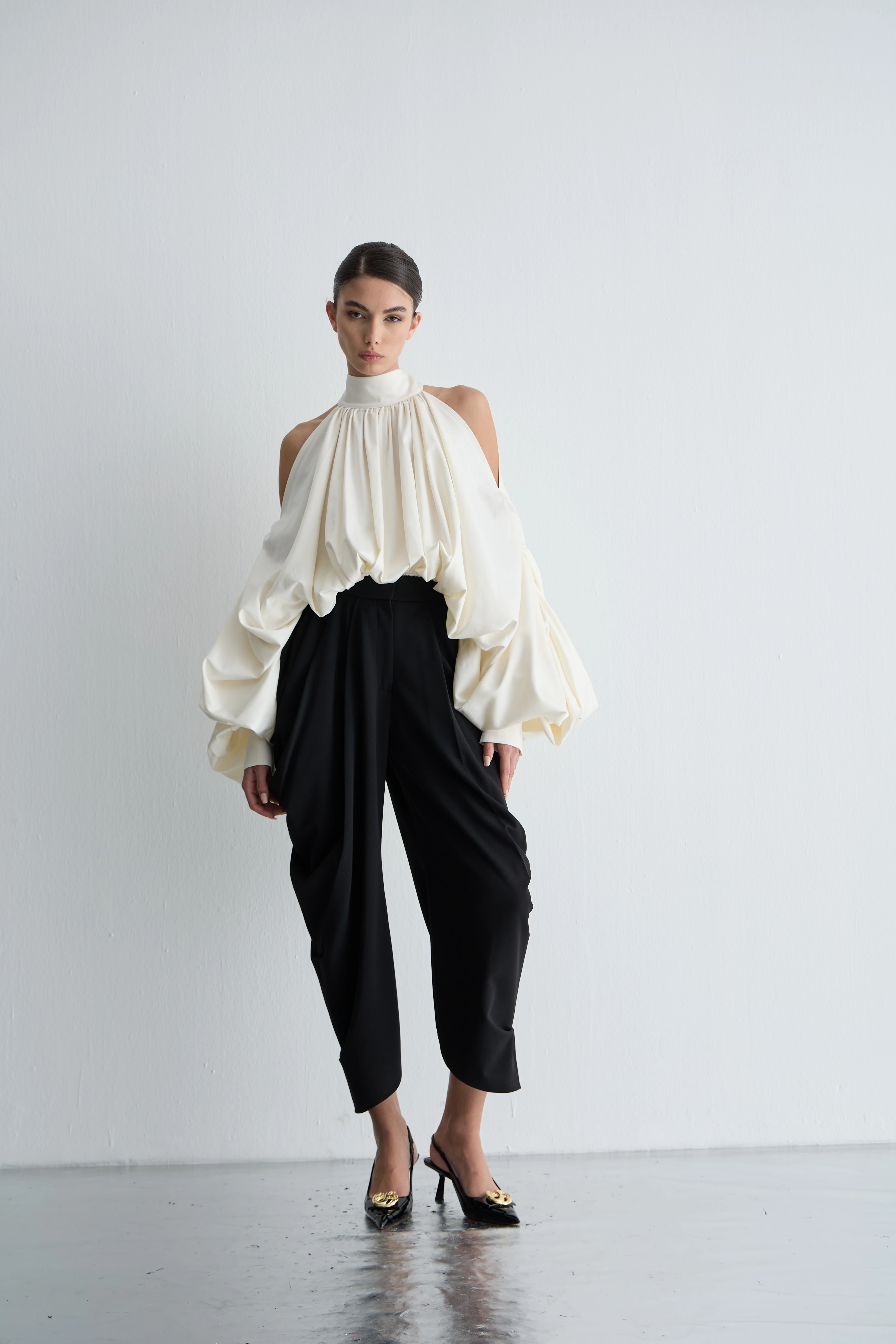 Siyah Şalvar Pantolon