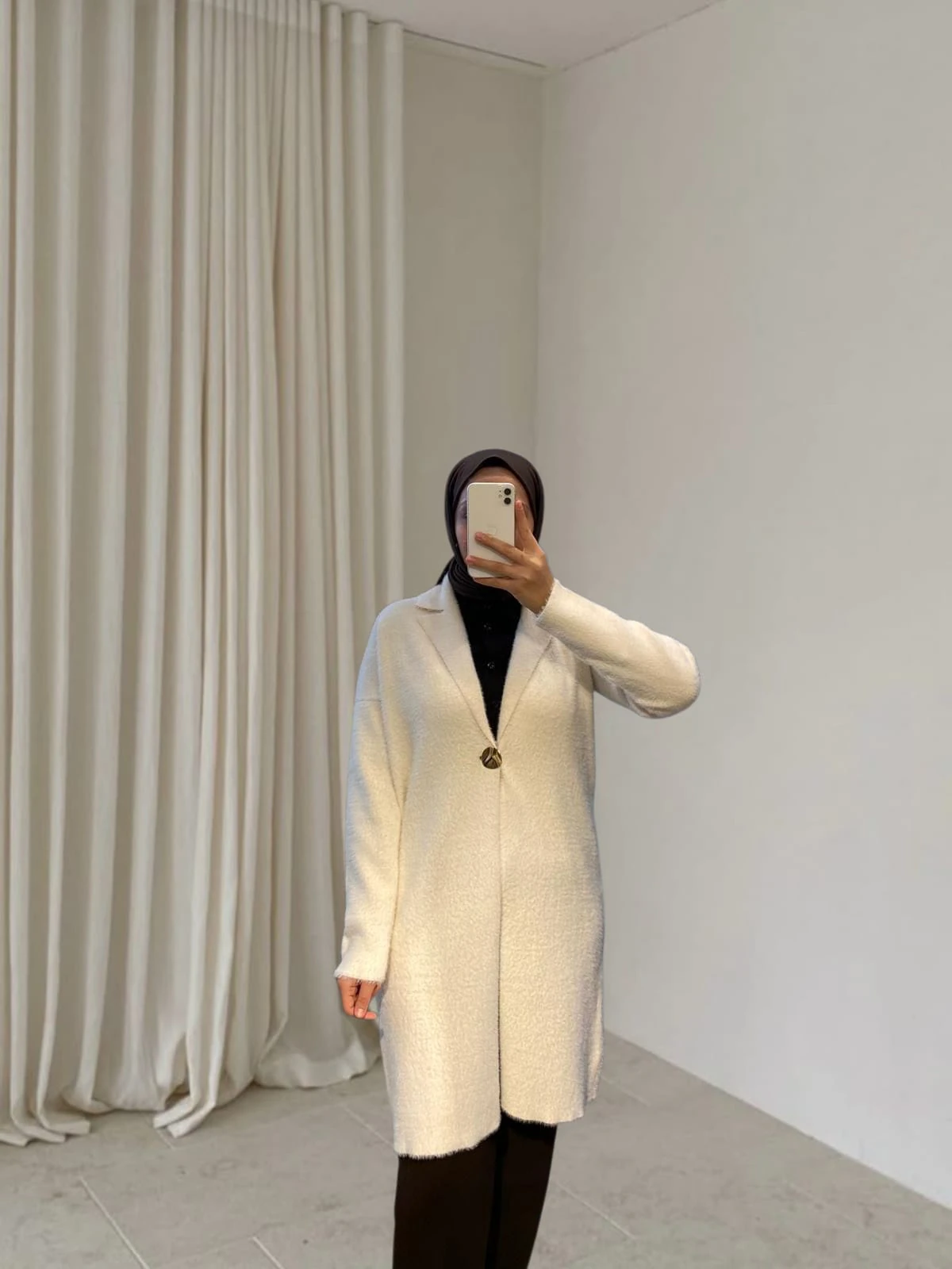 Alora Uzun Tokalı Hırka