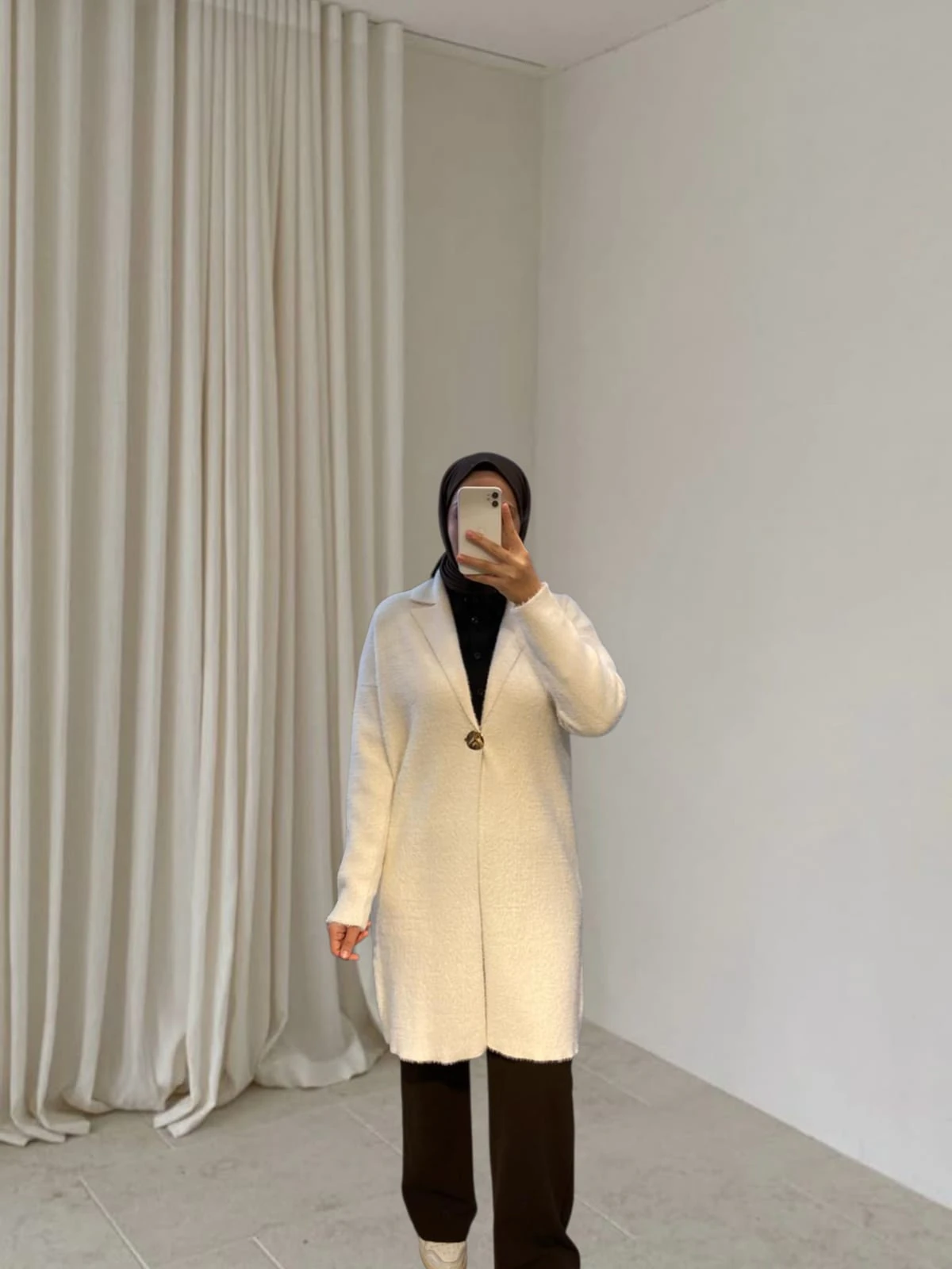 Alora Uzun Tokalı Hırka