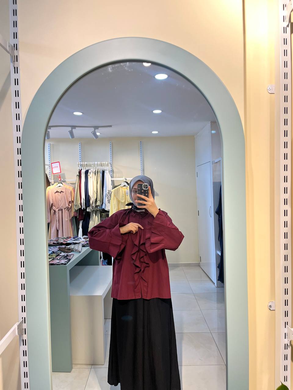 Elara Fırfırlı Gömlek