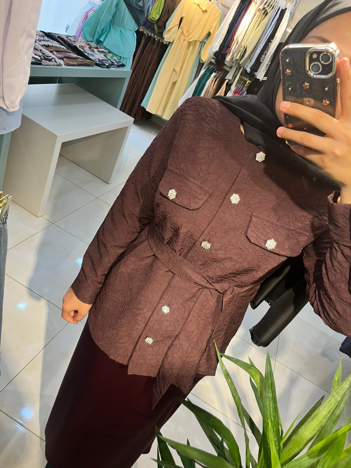 Mahira Taş Düğme Ceket