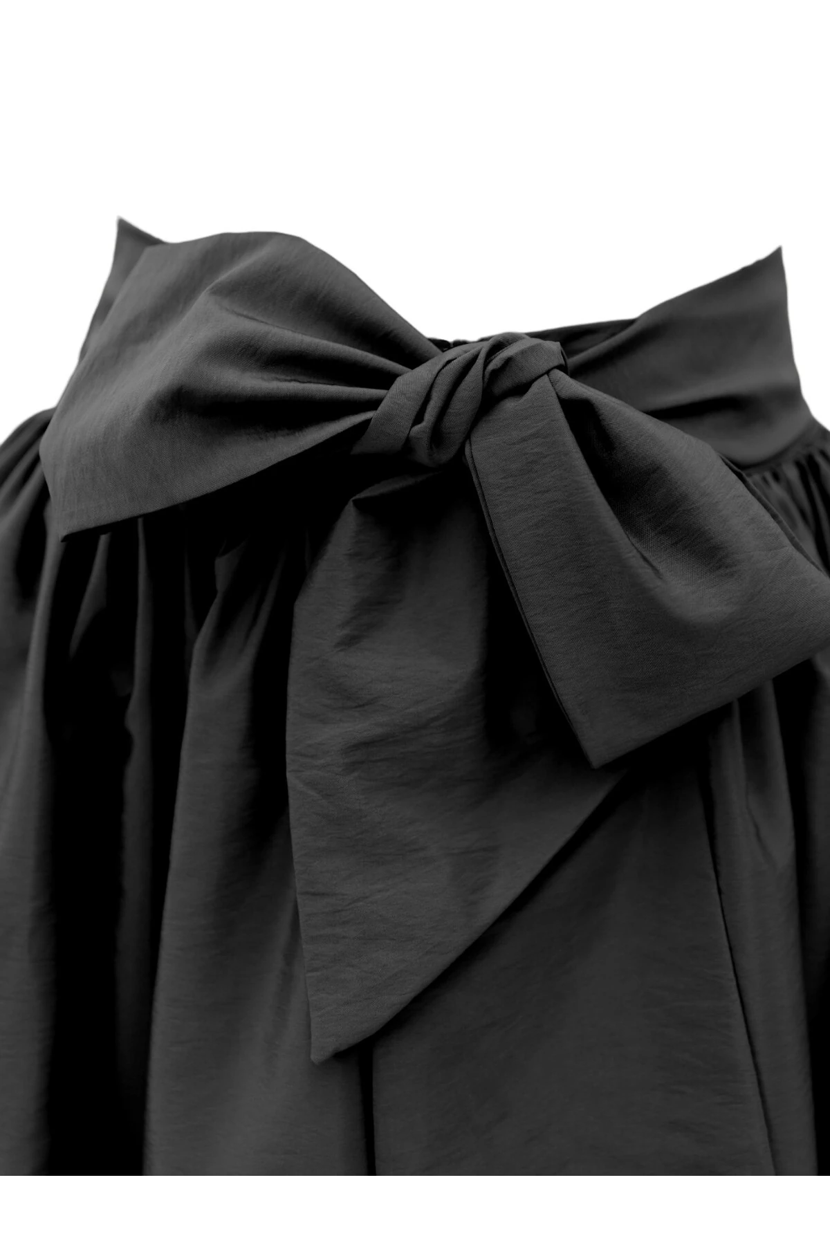 Pileli Kemerli Paraşüt Etek