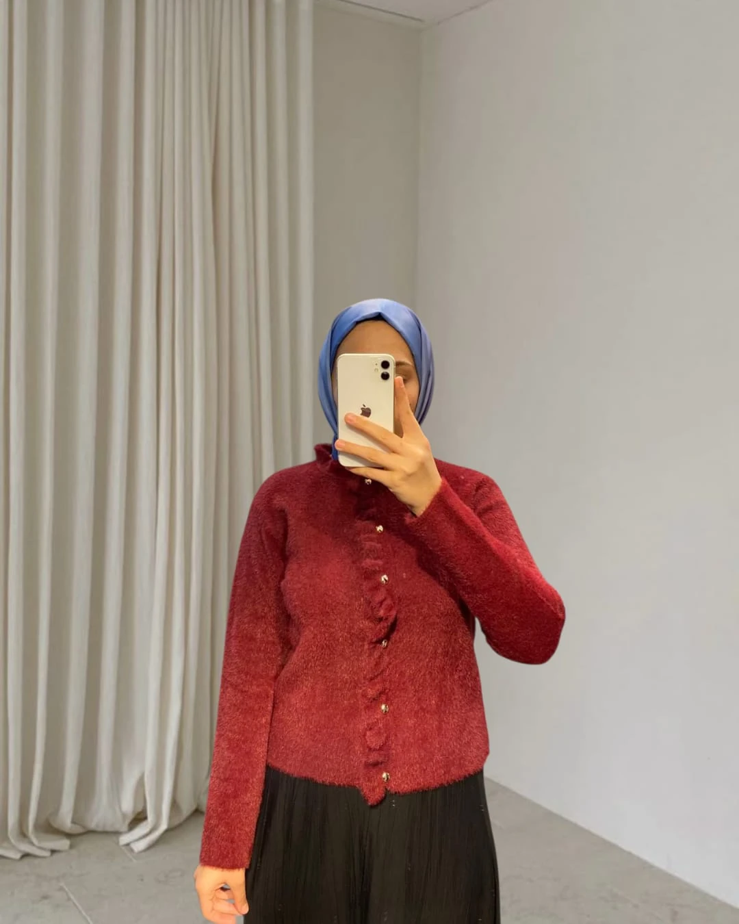 Elina Önü Fırfırlı Hırka