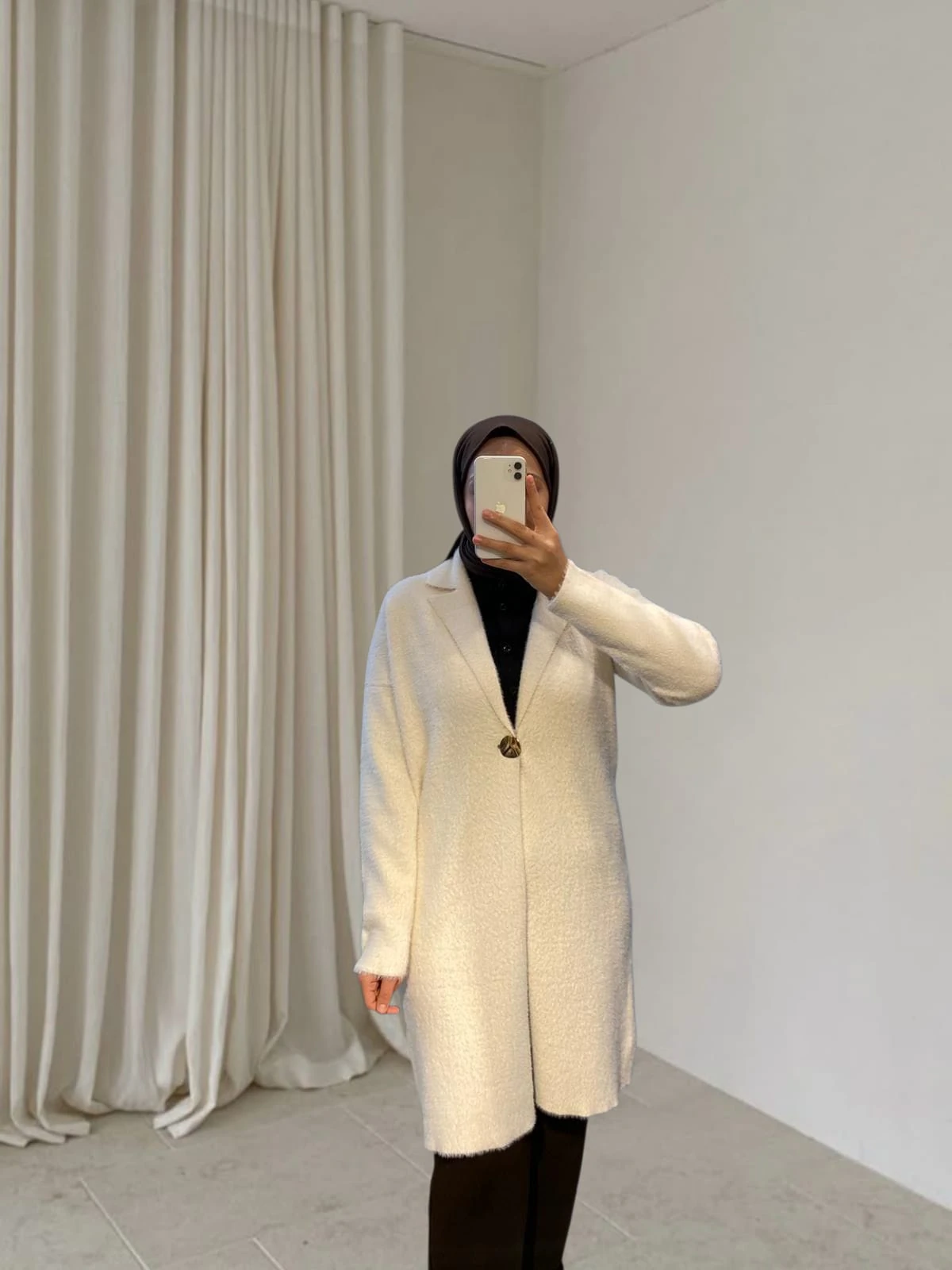 Alora Uzun Tokalı Hırka