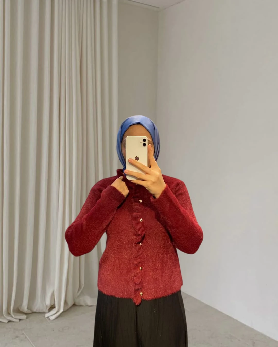 Elina Önü Fırfırlı Hırka