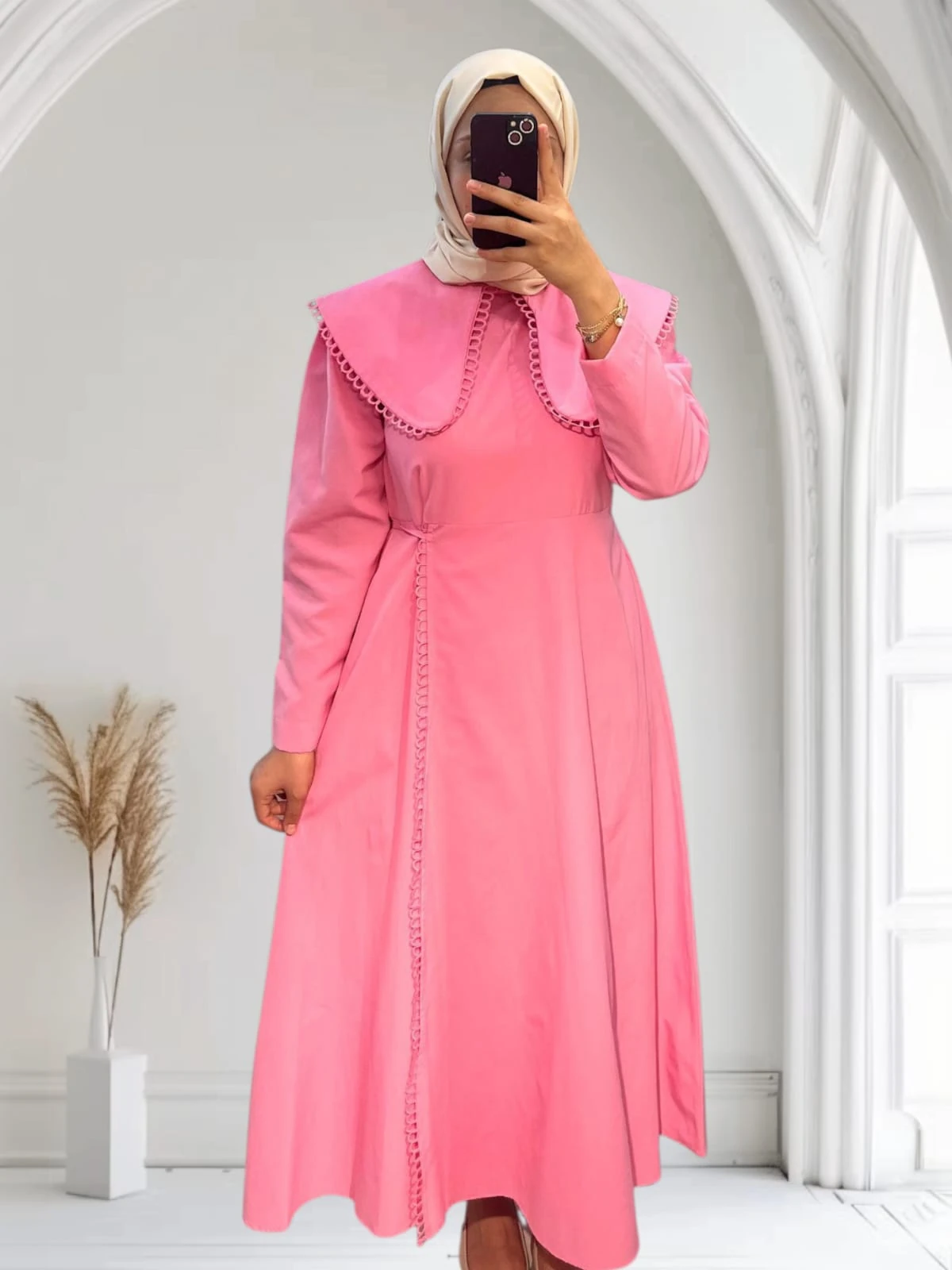 Tuana Bebe Yaka Elbise