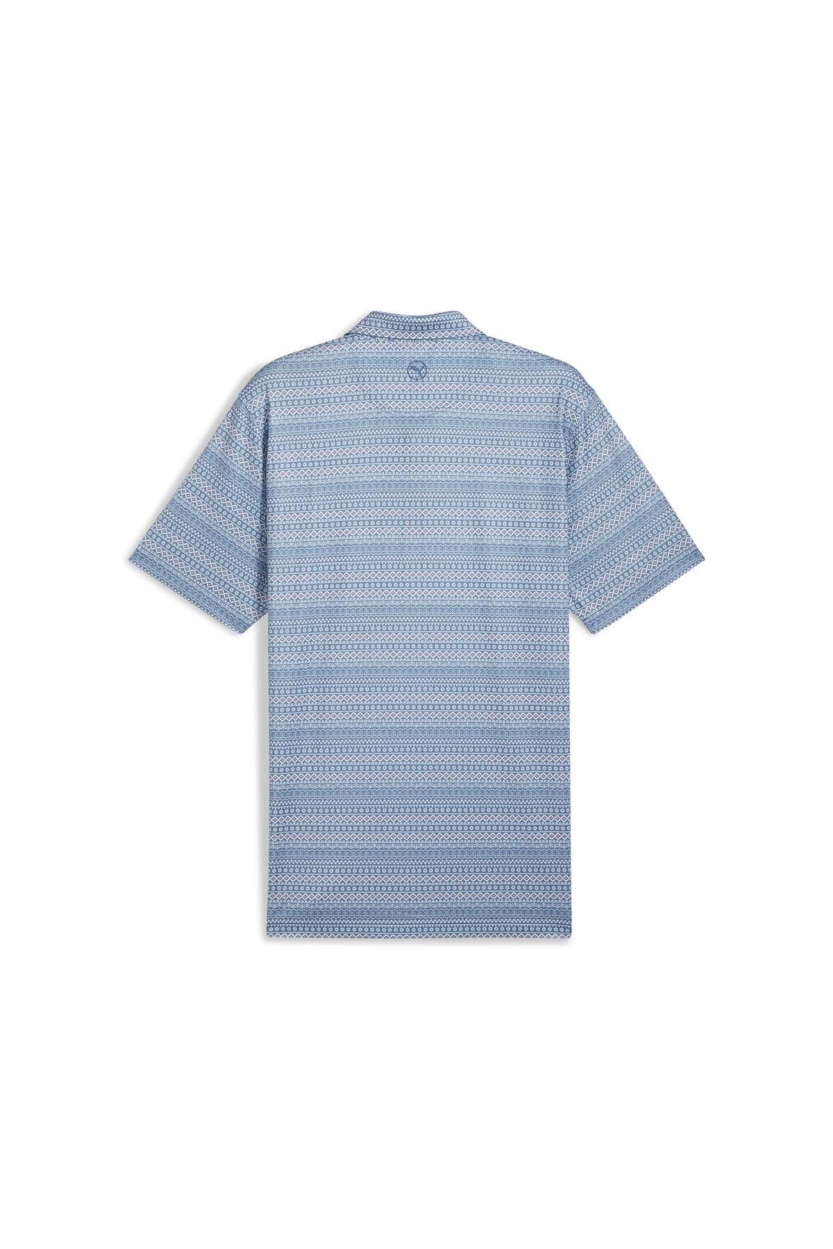 Puma Fair Isle Micro Print Golf Polo Erkek Tshirt