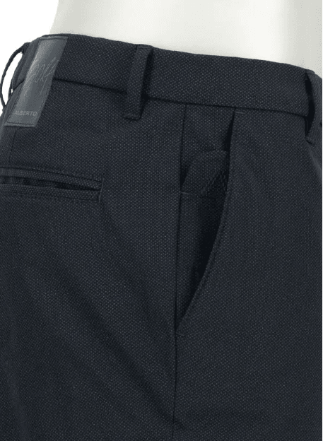Alberto Mens Ian Tech Print Slim Fit Erkek Pantolon