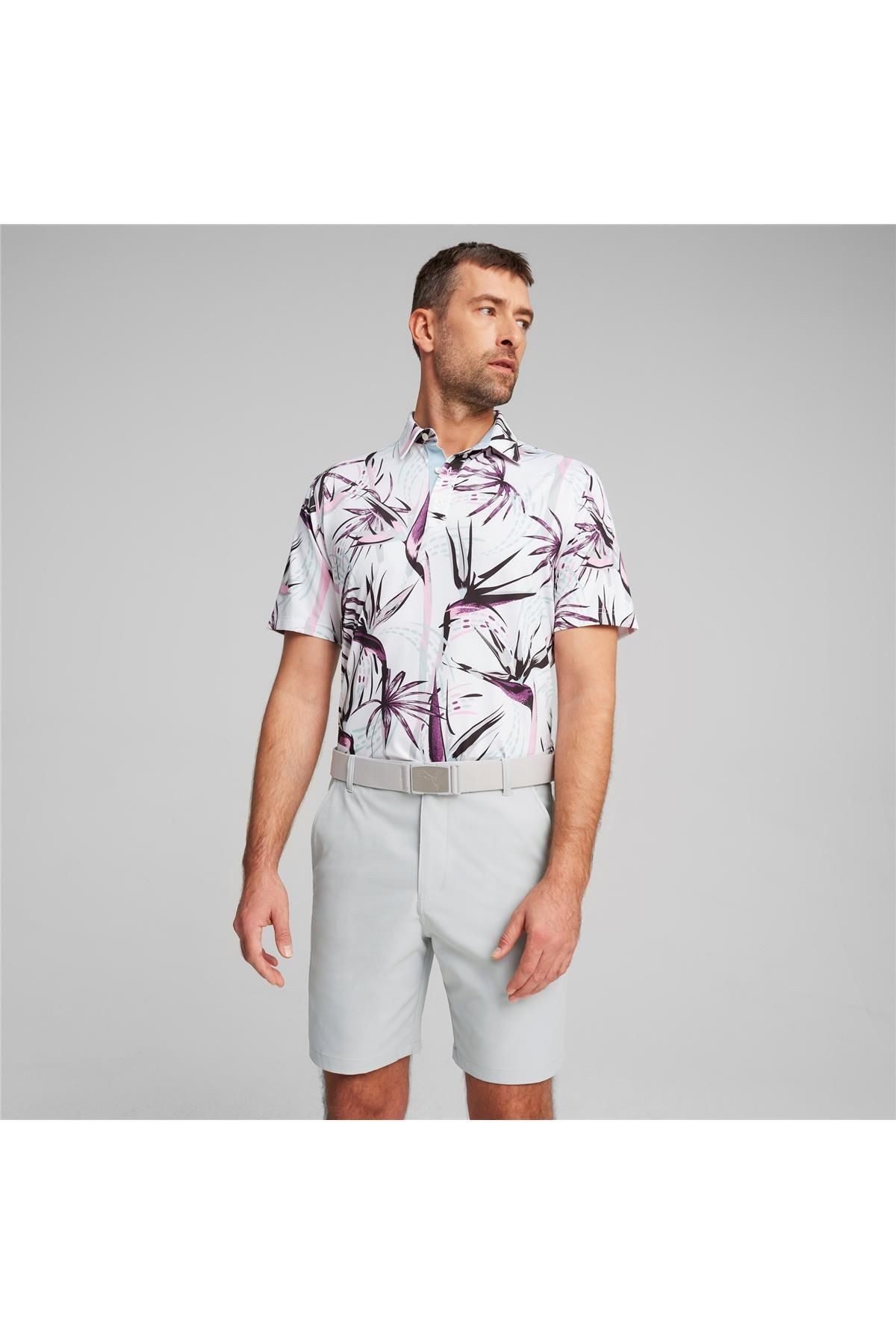 Puma MATTR Birds of Paradise Polo Erkek Golf Tshirt