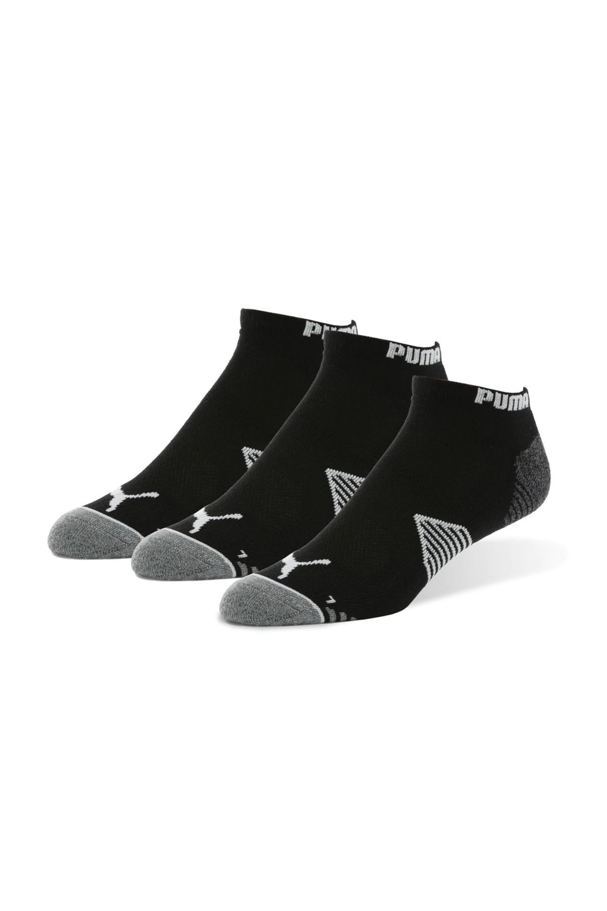 Puma Essential Low Cut Erkek Kısa 3'lü Paket Çorap image