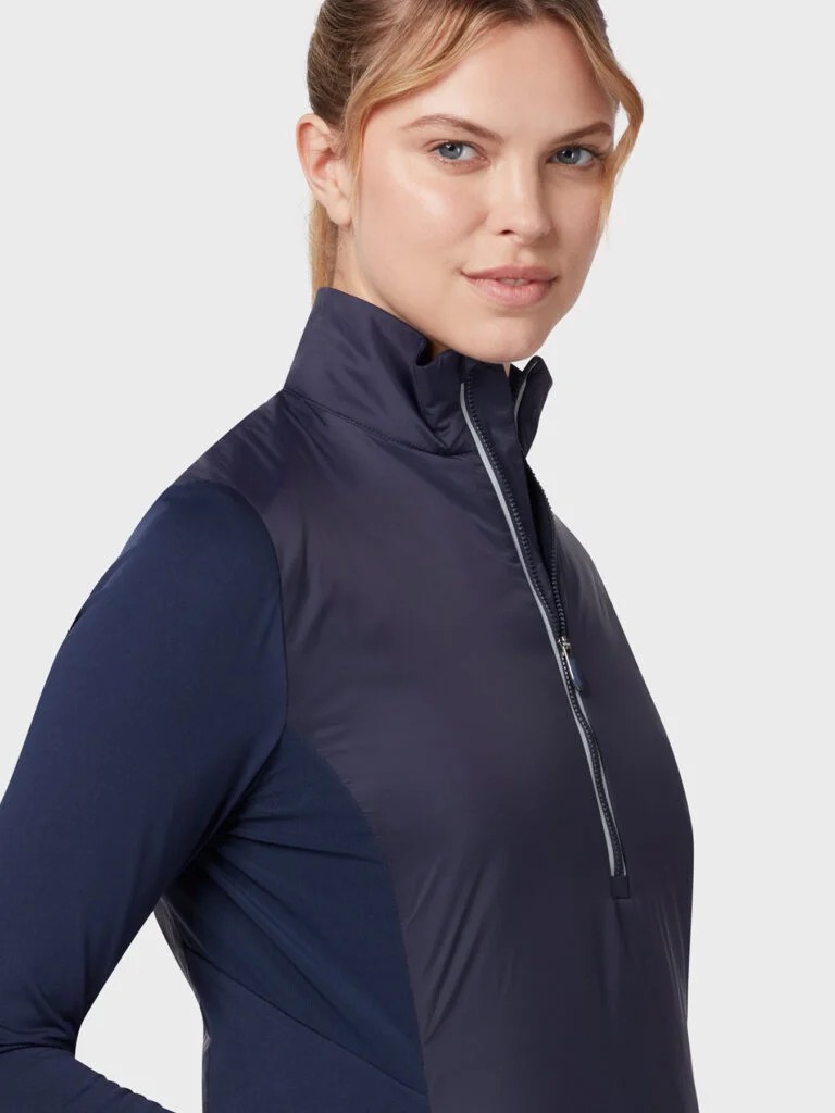 Callaway Insulated Mixed Media 1/4 Zip Kadın Su İtici Ceket