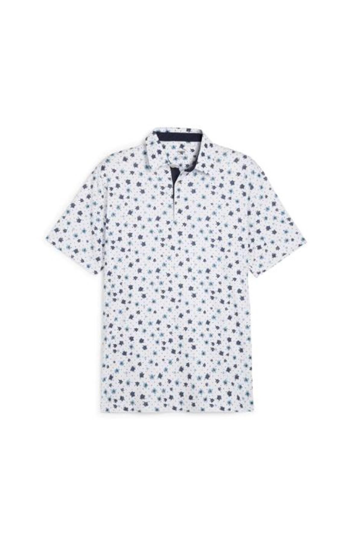 Puma CLOUDSPUN Floral Polo Erkek Golf Tshirt