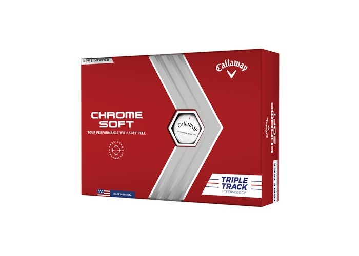 Callaway BL CG Chrome Soft 22 TRPL TRK 12B PK Golf Topu - 3lü image
