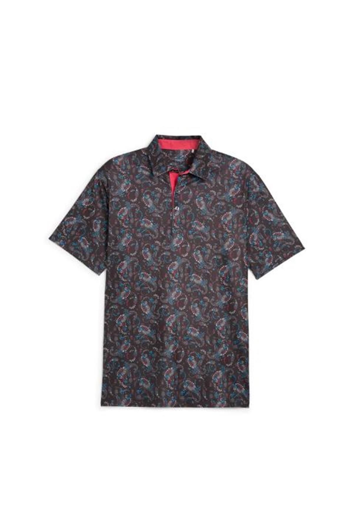 Puma Cloudspun Paisley Polo Erkek Golf Tshirt