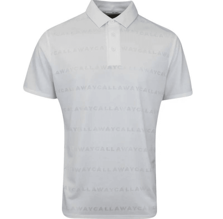 Callaway Logo Jacquard Polo Yaka Erkek Tshirt