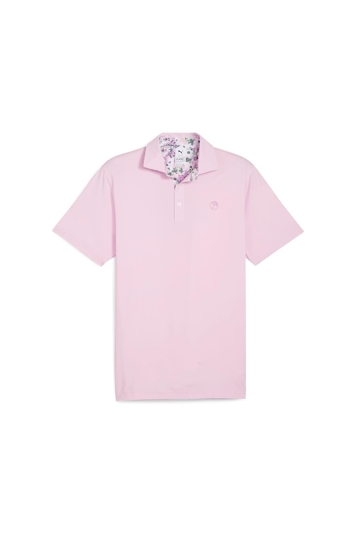 Puma AP Floral Trim Polo Erkek Golf Tshirt