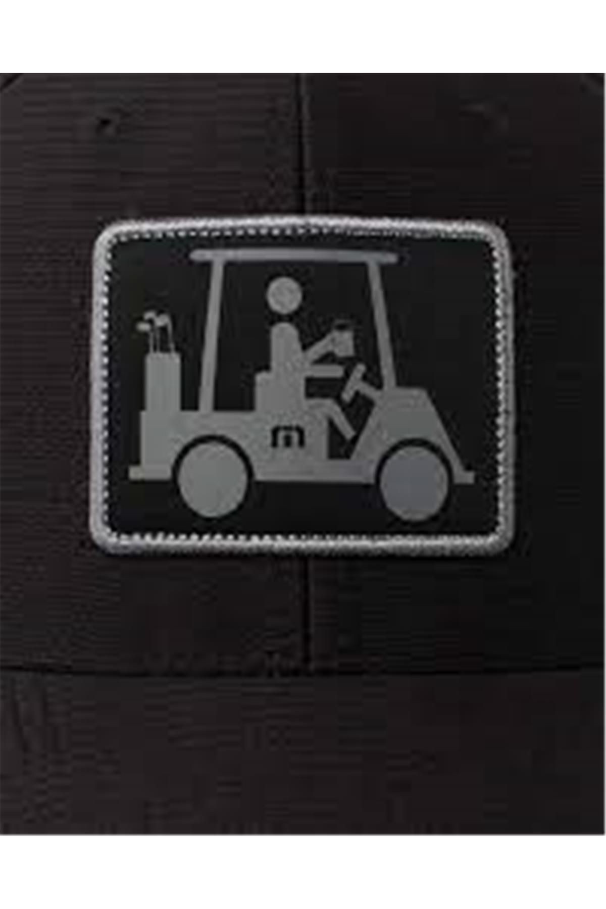 Travis Mathew El Capitan Snackback Unisex Ayarlanabilir Siyah Şapka