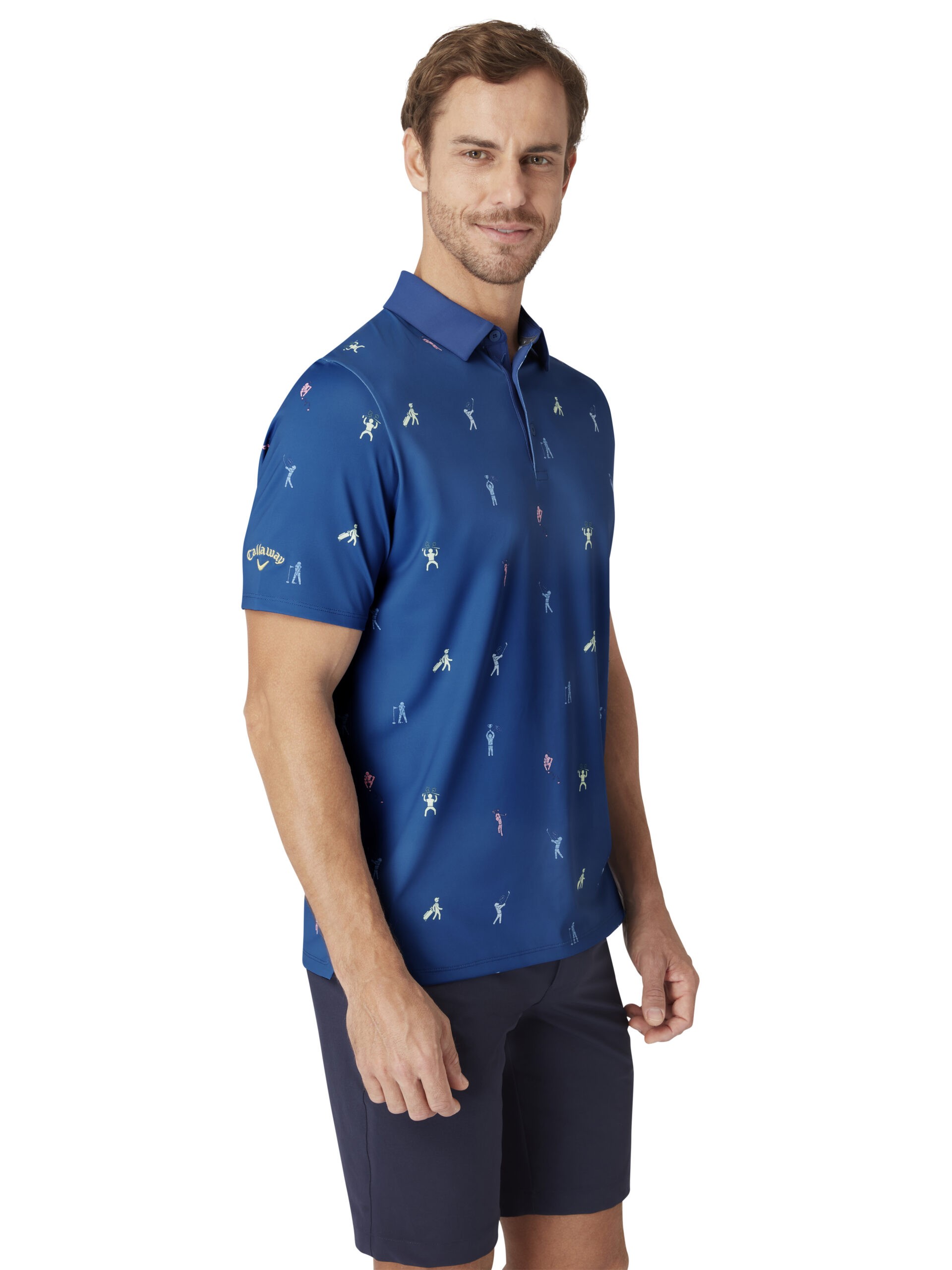 Callaway Emea SS Time Lapse Polo Yaka Erkek Tshirt