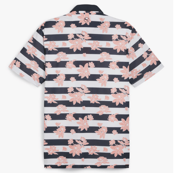 Puma Garden Pique Polo Çiçek Baskılı Erkek Golf Tshirt