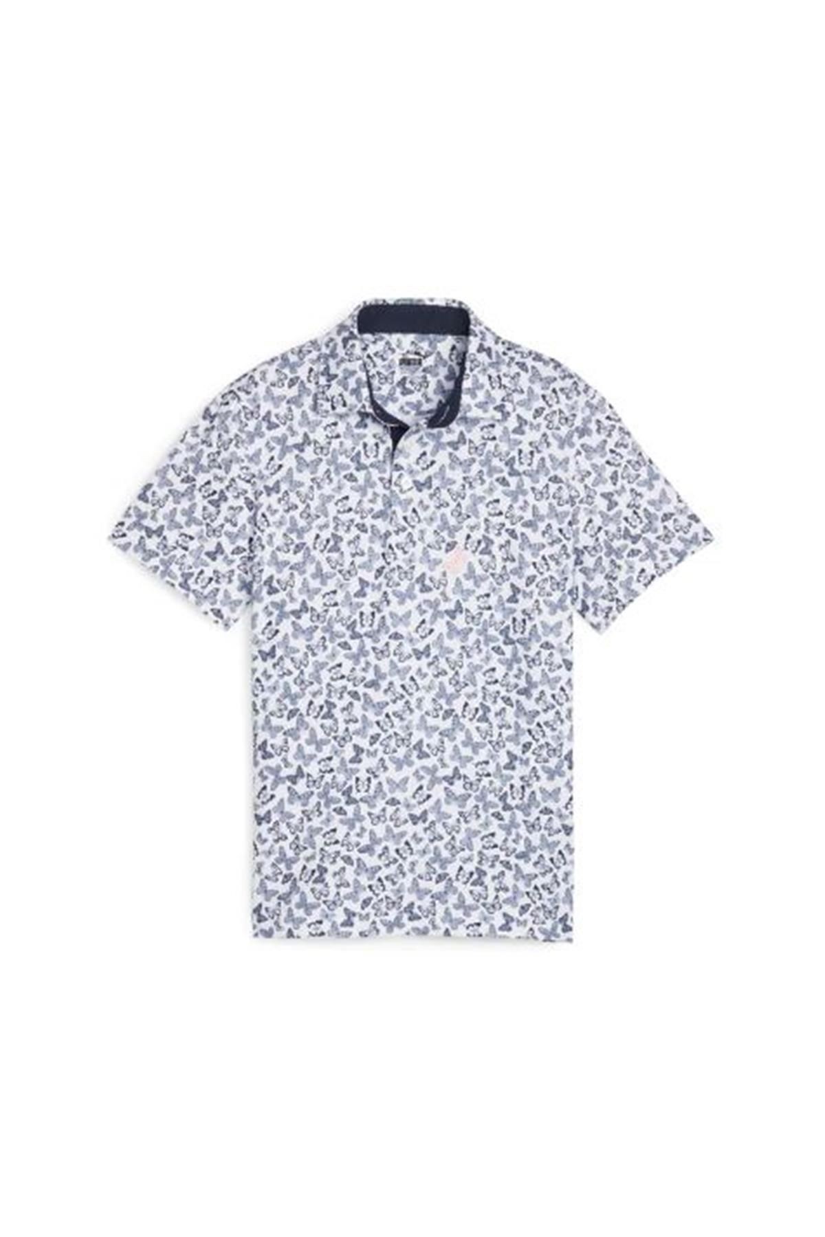 Puma CLOUDSPUN Butterflies Polo Erkek Golf Tshirt