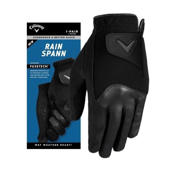 Callaway Glove Womens LH RAINSPANN 2PK Black image