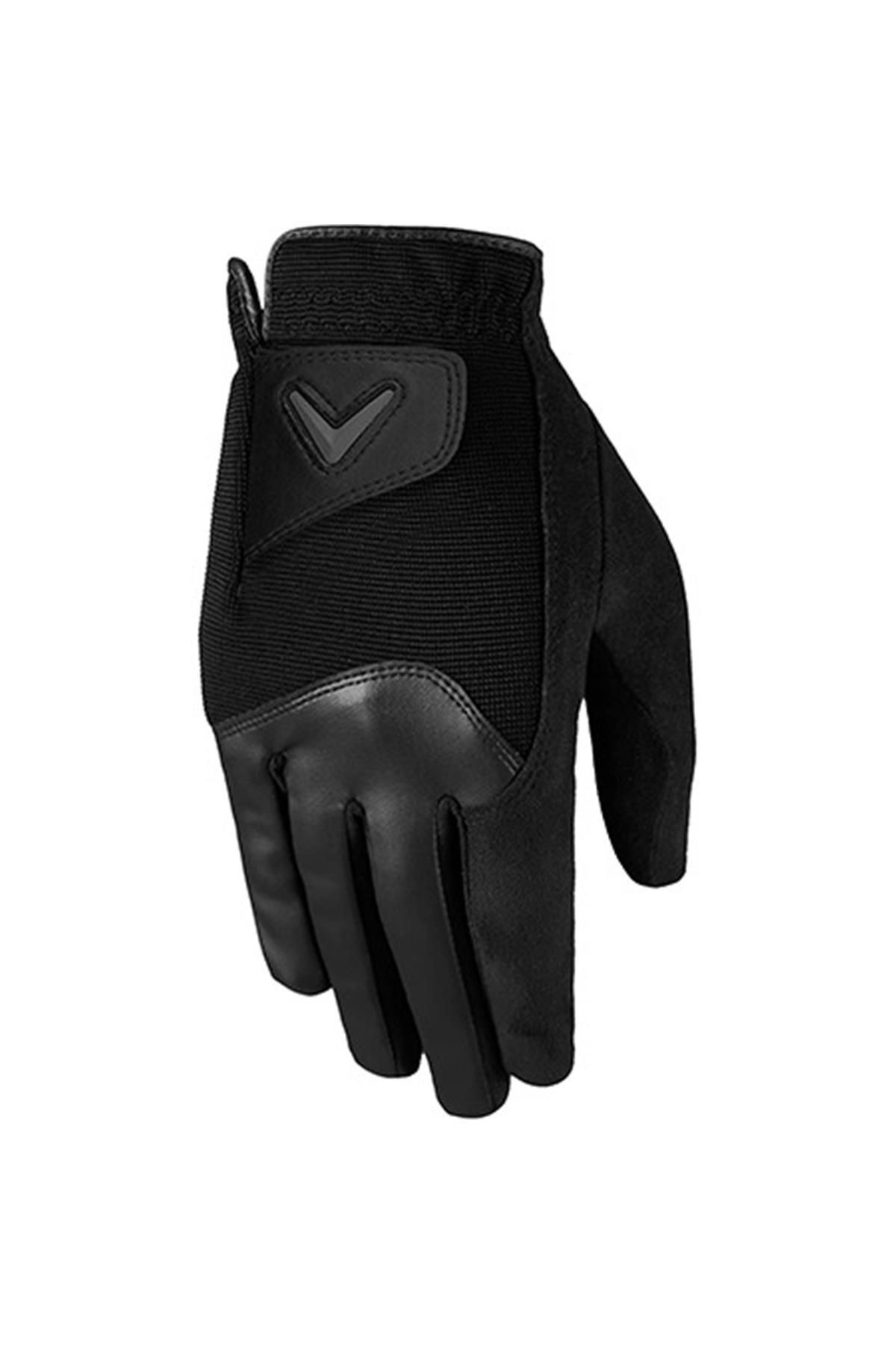 Callaway Mens Left Hand RAINSPANN Glove 2pk - Black Golf Eldiveni