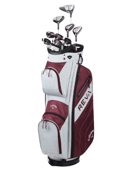 Callaway REVA Grafit Sağ El Stantlı Bordo Kadın Golf Seti image