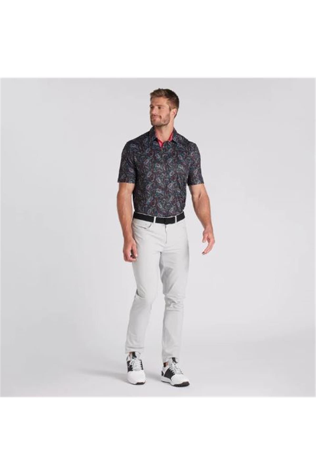 Puma Cloudspun Paisley Polo Erkek Golf Tshirt