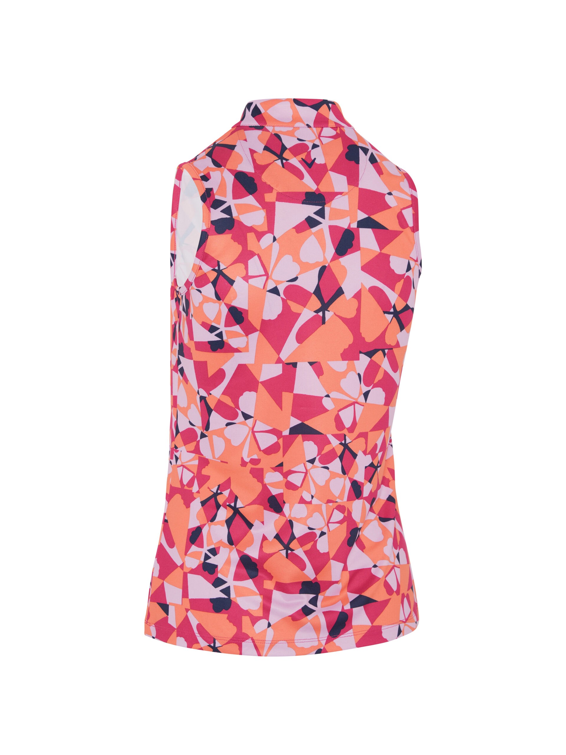 Callaway Geometric Floral SL With Kolsuz Kadın Tshirt 