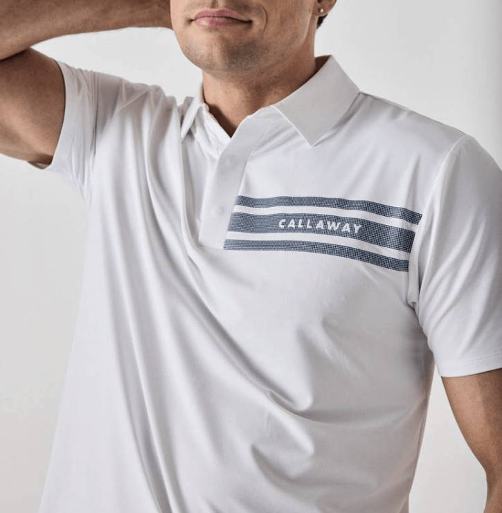 Callaway Sport LS Logo Block Polo Yaka Erkek Tshirt