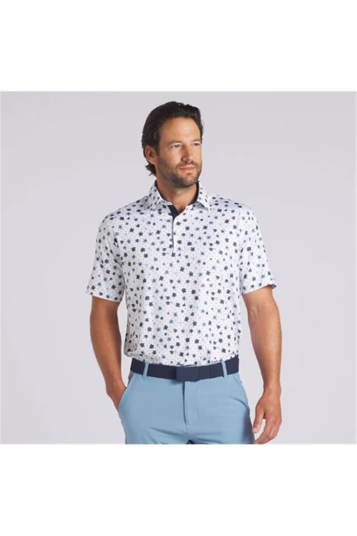 Puma CLOUDSPUN Floral Polo Erkek Golf Tshirt