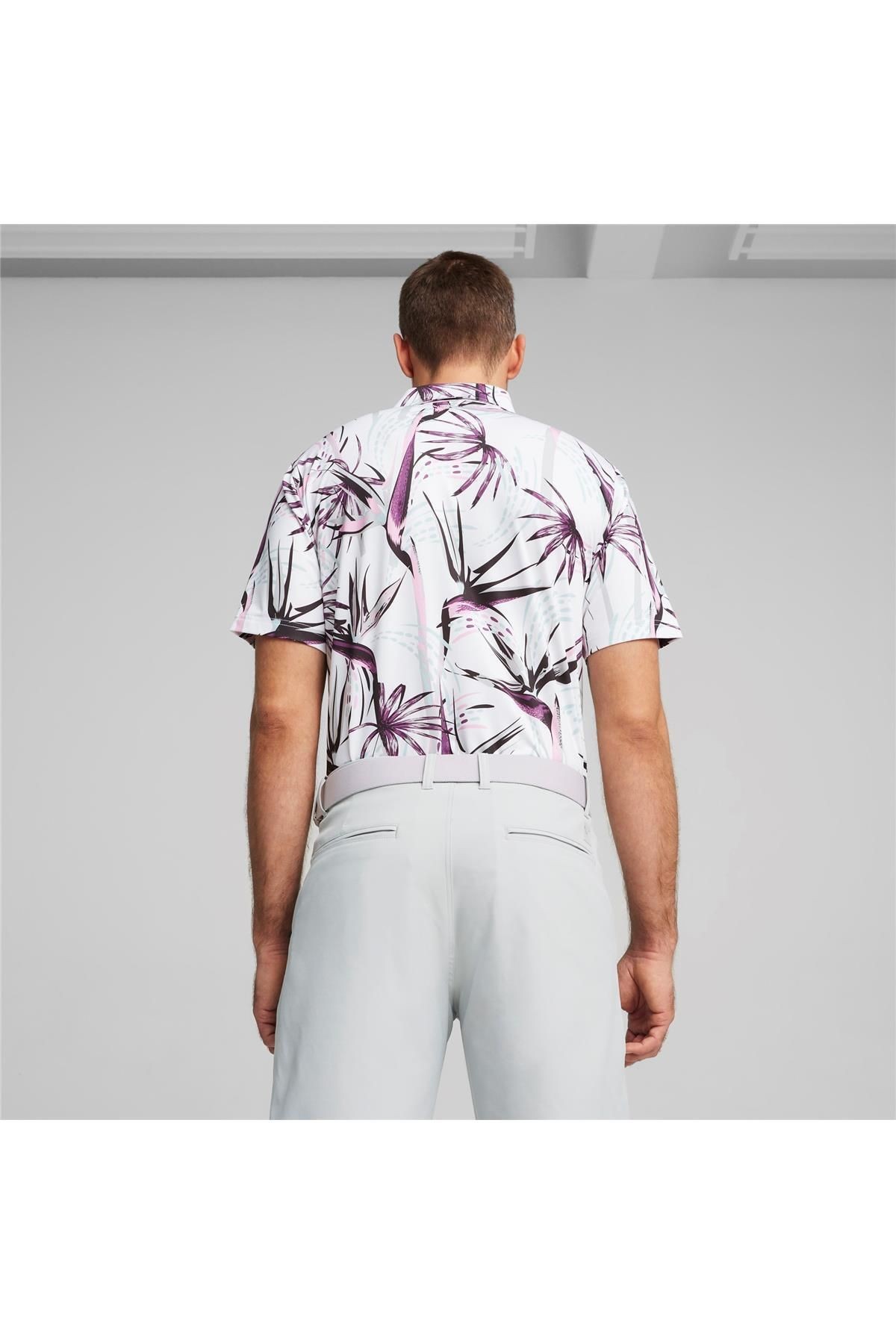 Puma MATTR Birds of Paradise Polo Erkek Golf Tshirt