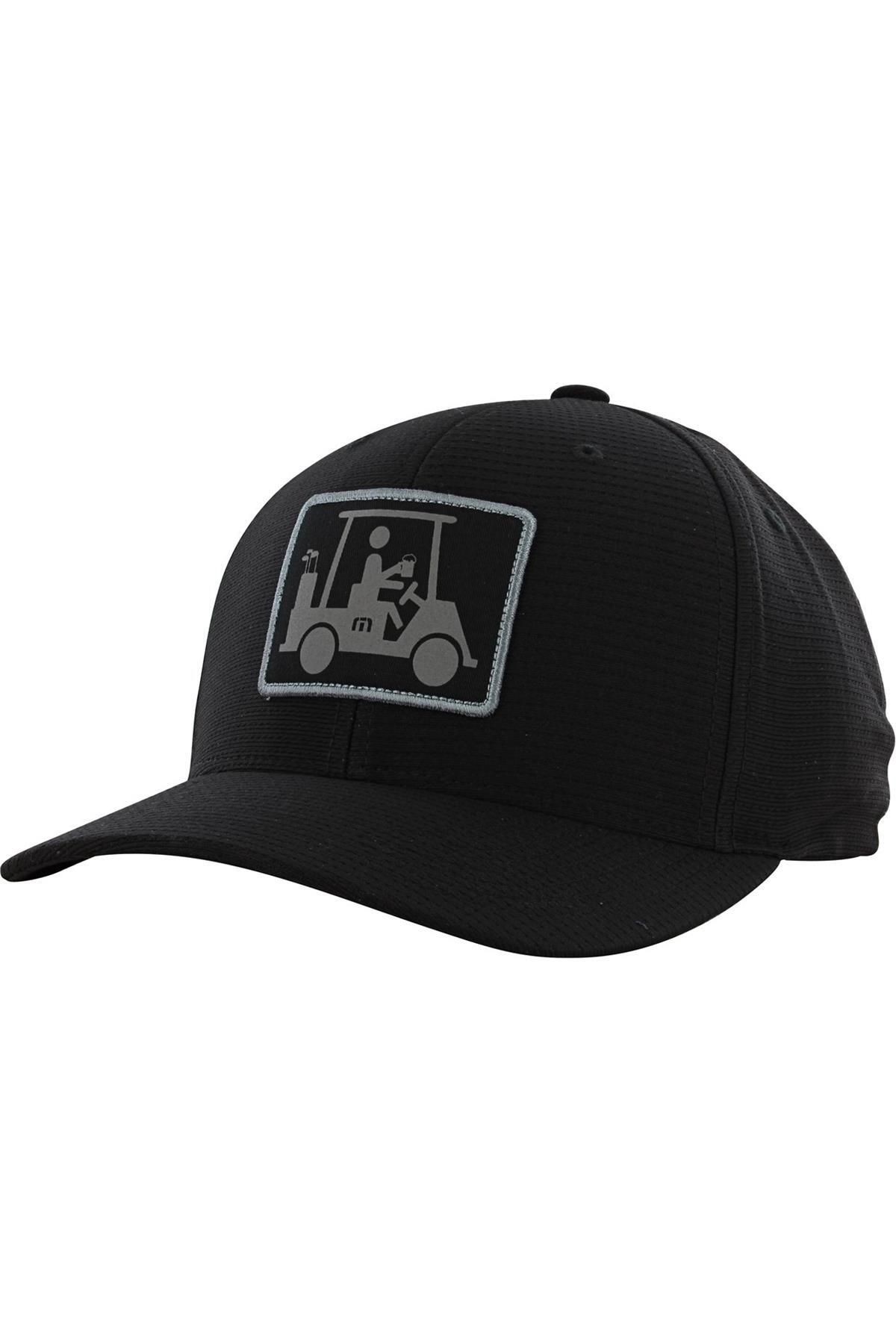 Travis Mathew El Capitan Snackback Unisex Ayarlanabilir Siyah Şapka