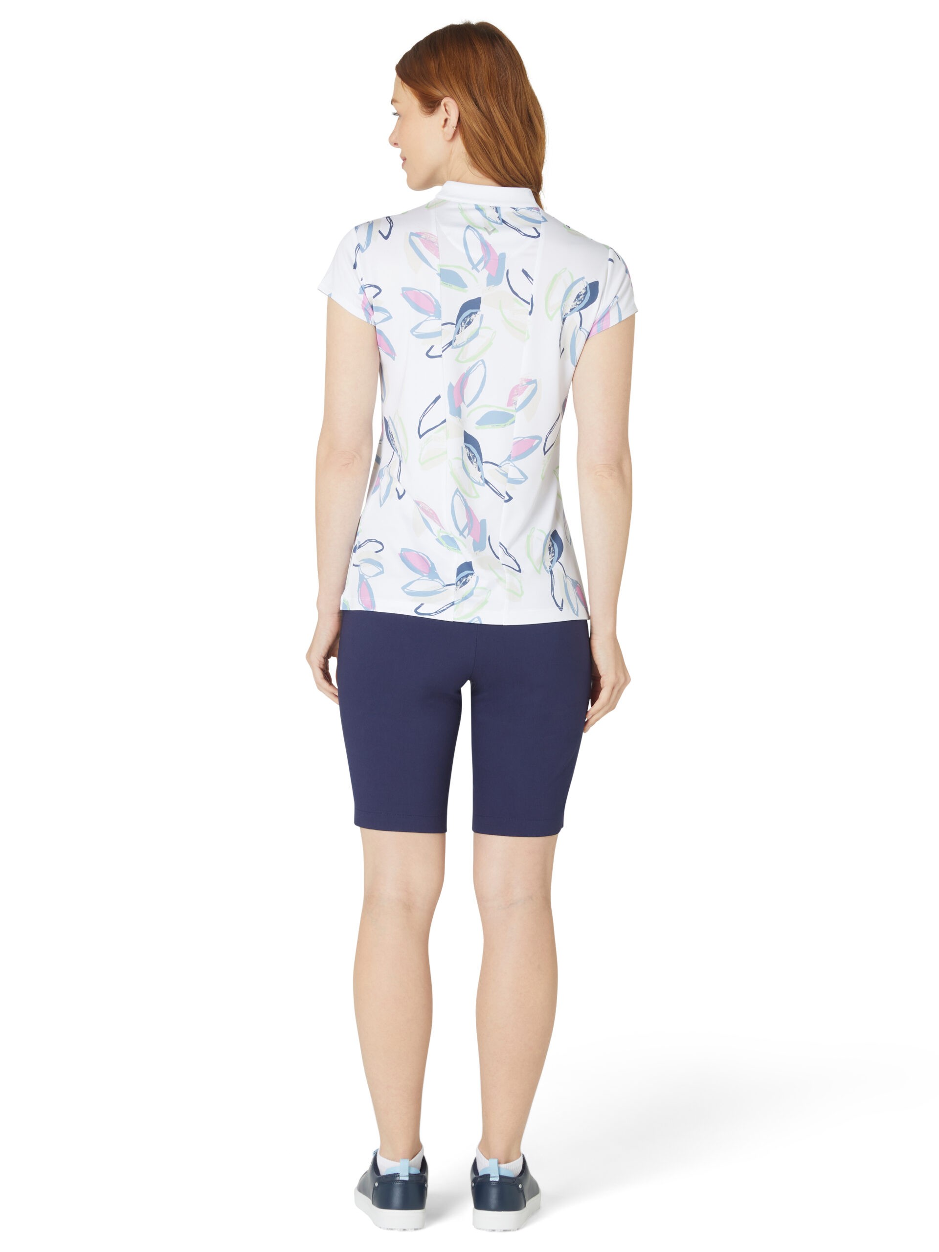 Callaway Linear Petals Kolsuz Polo Yaka Tshirt
