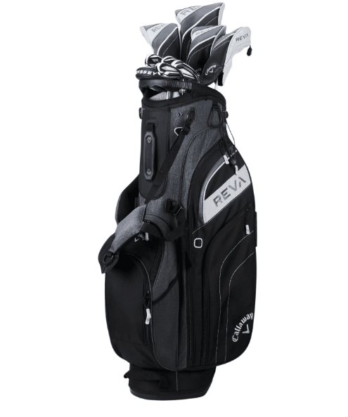 Callaway REVA Grafit Sağ El Stantlı +1 Inch Siyah Kadın Golf Seti