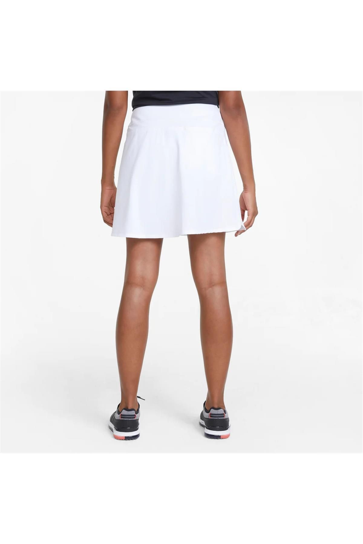 Puma Pwrshape Solid Solid Golf Kadın Şortlu Etek