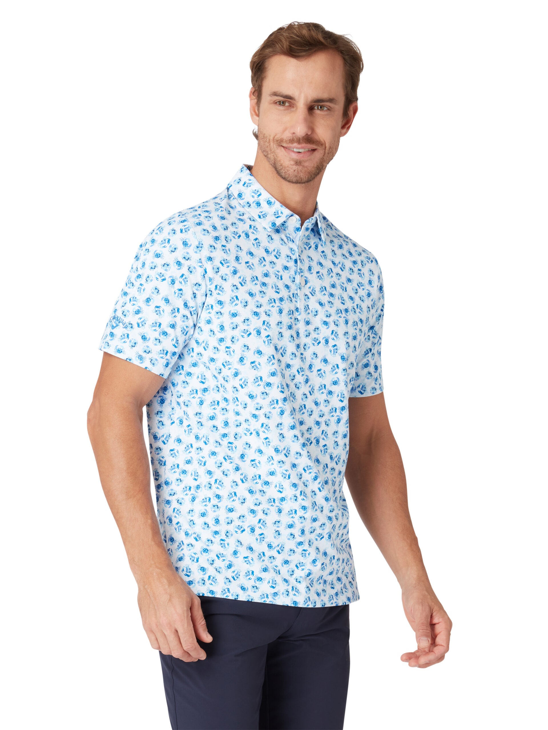 Callaway Emea Crab Novelty Polo Yaka Erkek Tshirt